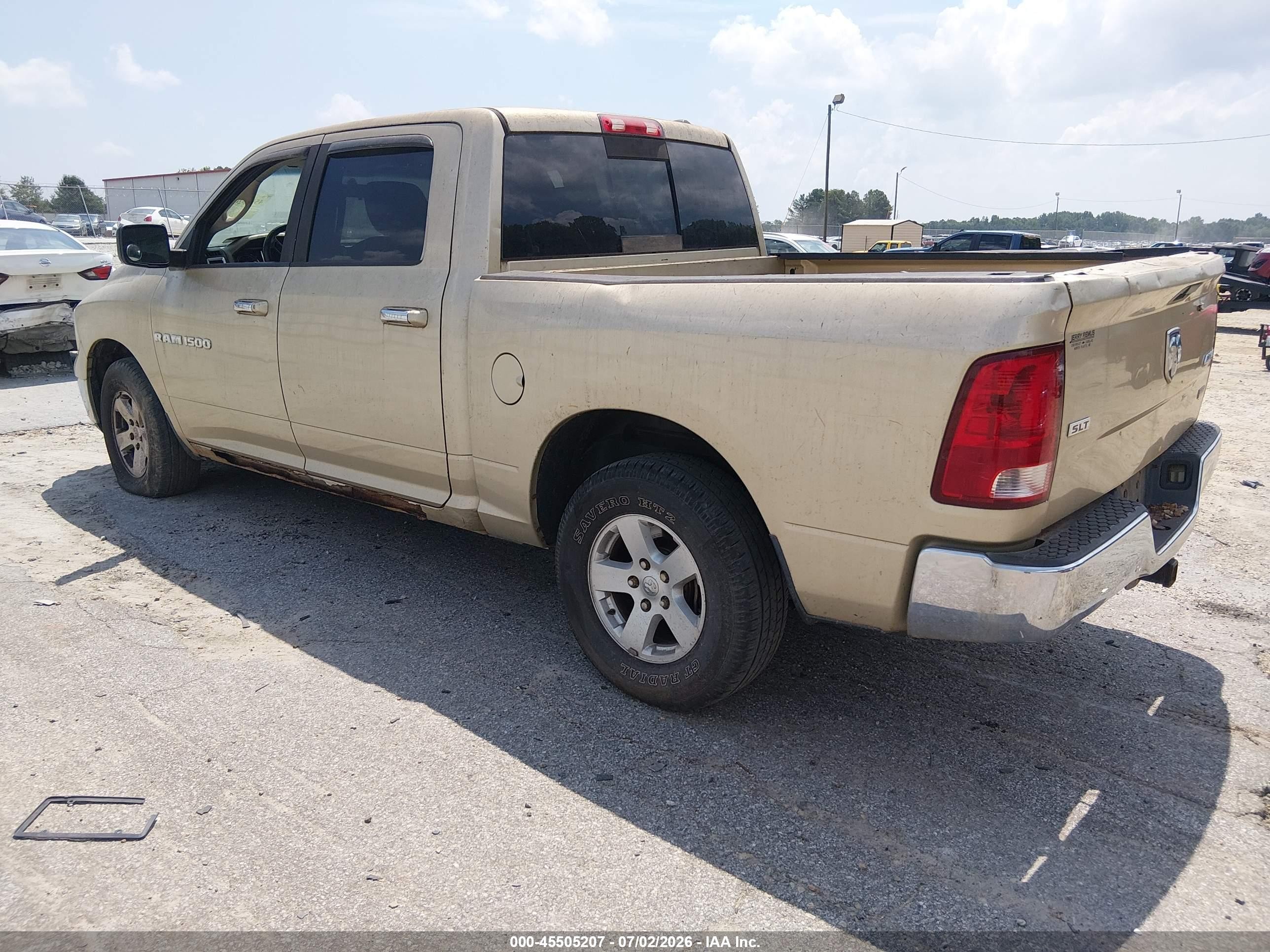 2011 Ram Ram 1500 Slt Gold vin: 1D7RV1CP3BS700728