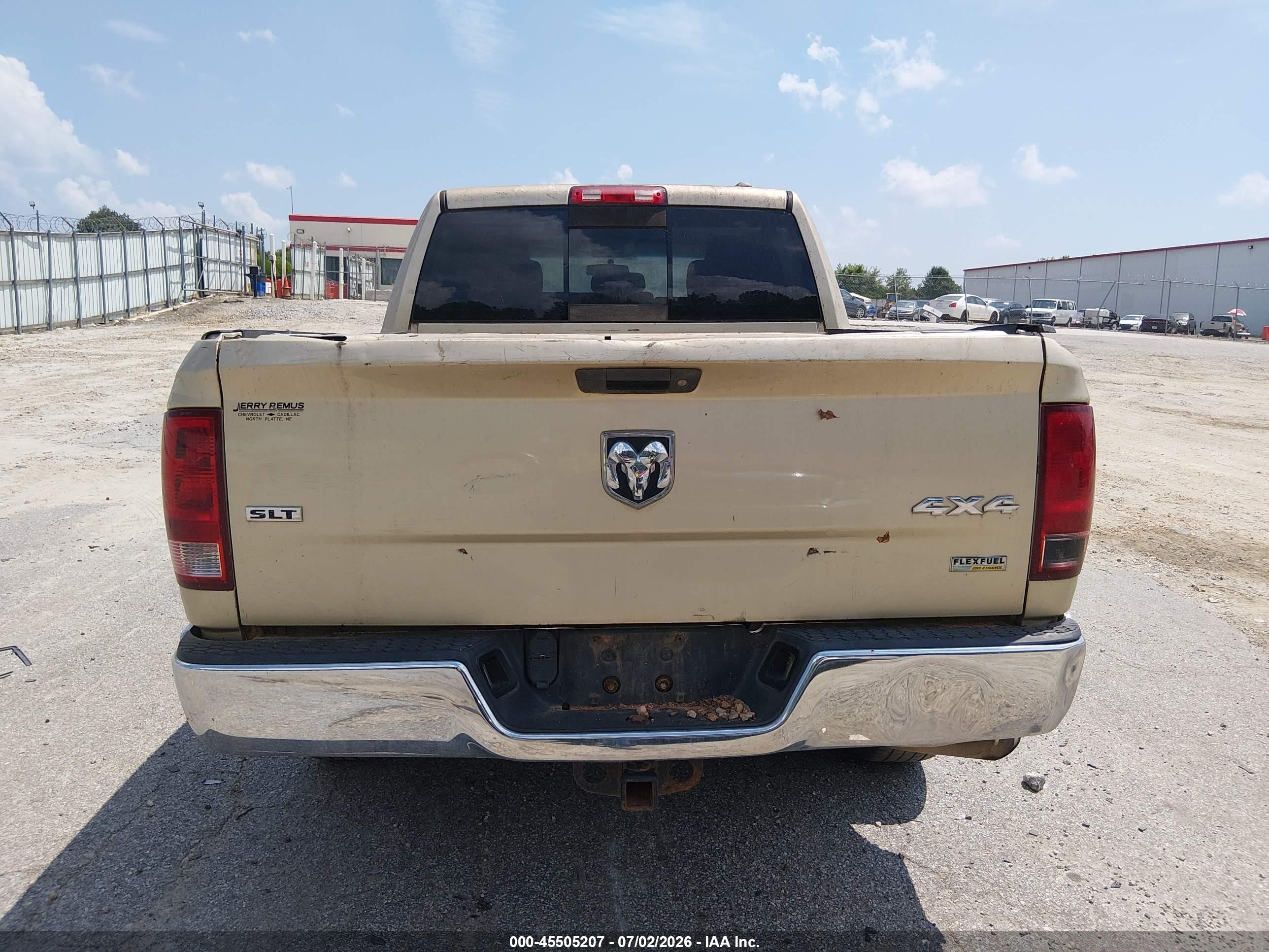 2011 Ram Ram 1500 Slt Gold vin: 1D7RV1CP3BS700728
