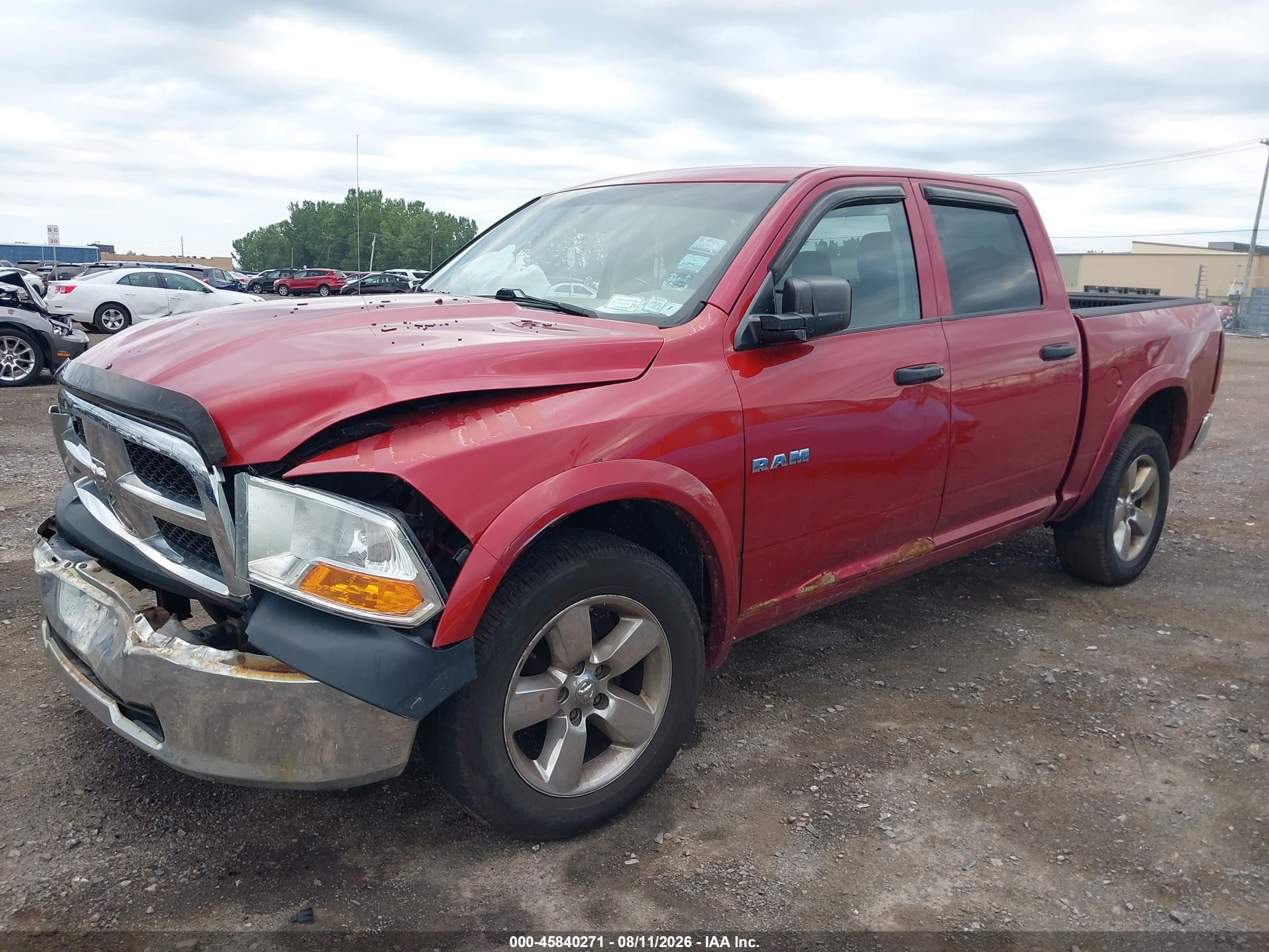 2010 Dodge Ram 1500 St Red vin: 1D7RV1CP4AS154391
