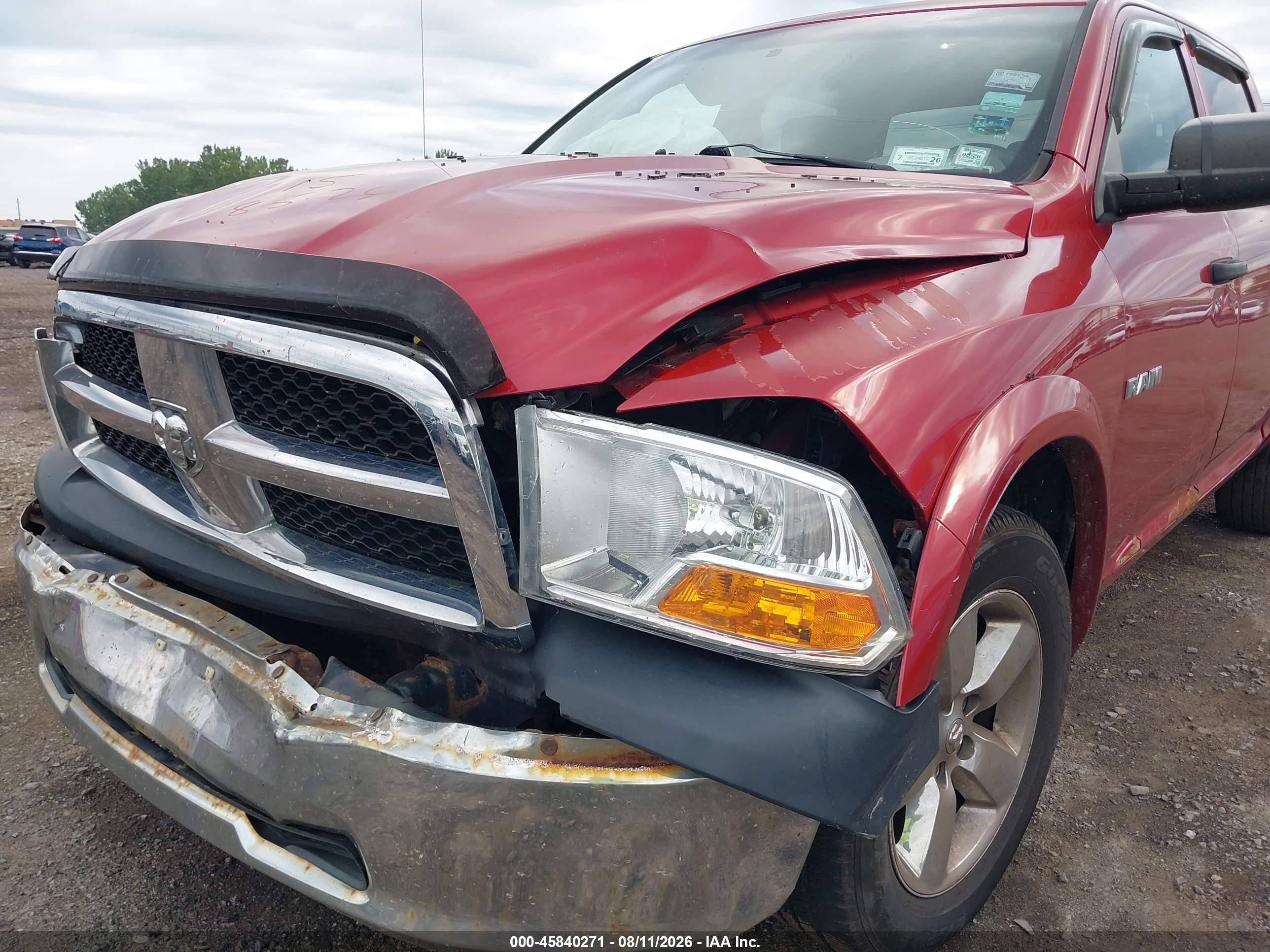 2010 Dodge Ram 1500 St Red vin: 1D7RV1CP4AS154391