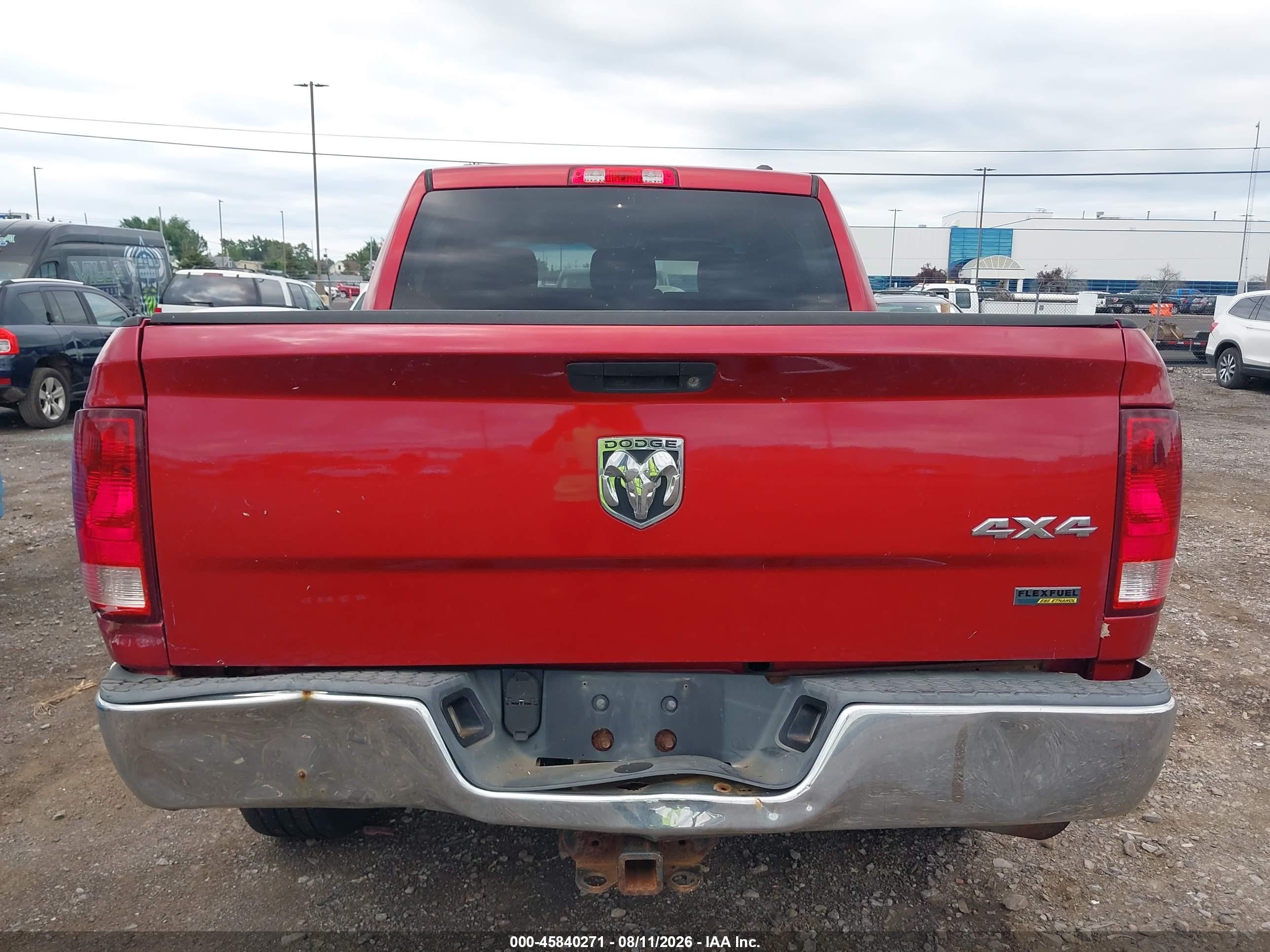 2010 Dodge Ram 1500 St Red vin: 1D7RV1CP4AS154391