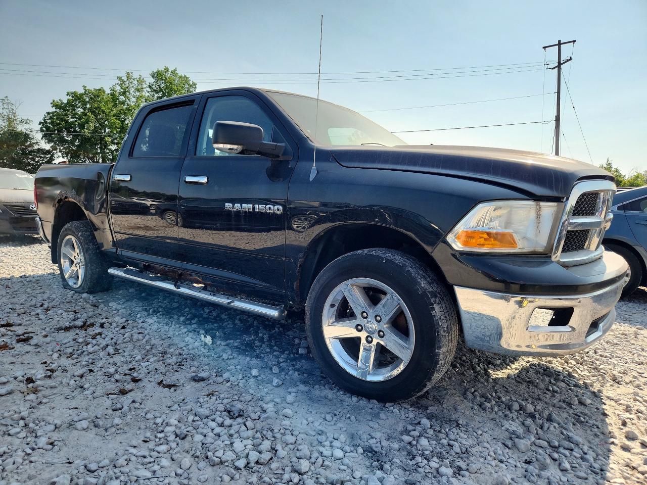 2011 Dodge Ram 1500 Black vin: 1D7RV1CP5BS625336