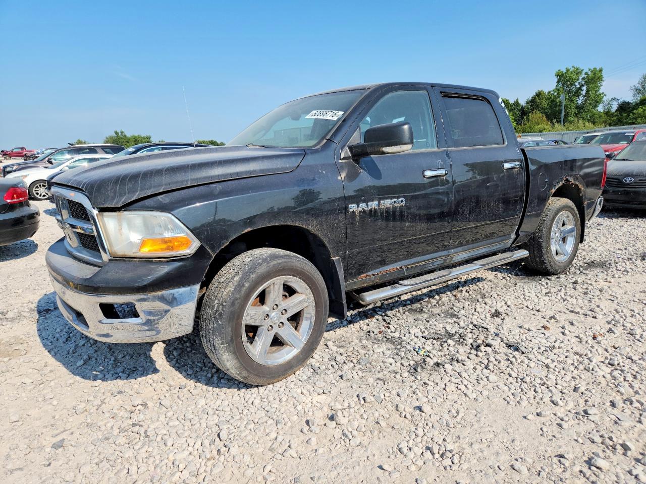 2011 Dodge Ram 1500 Black vin: 1D7RV1CP5BS625336