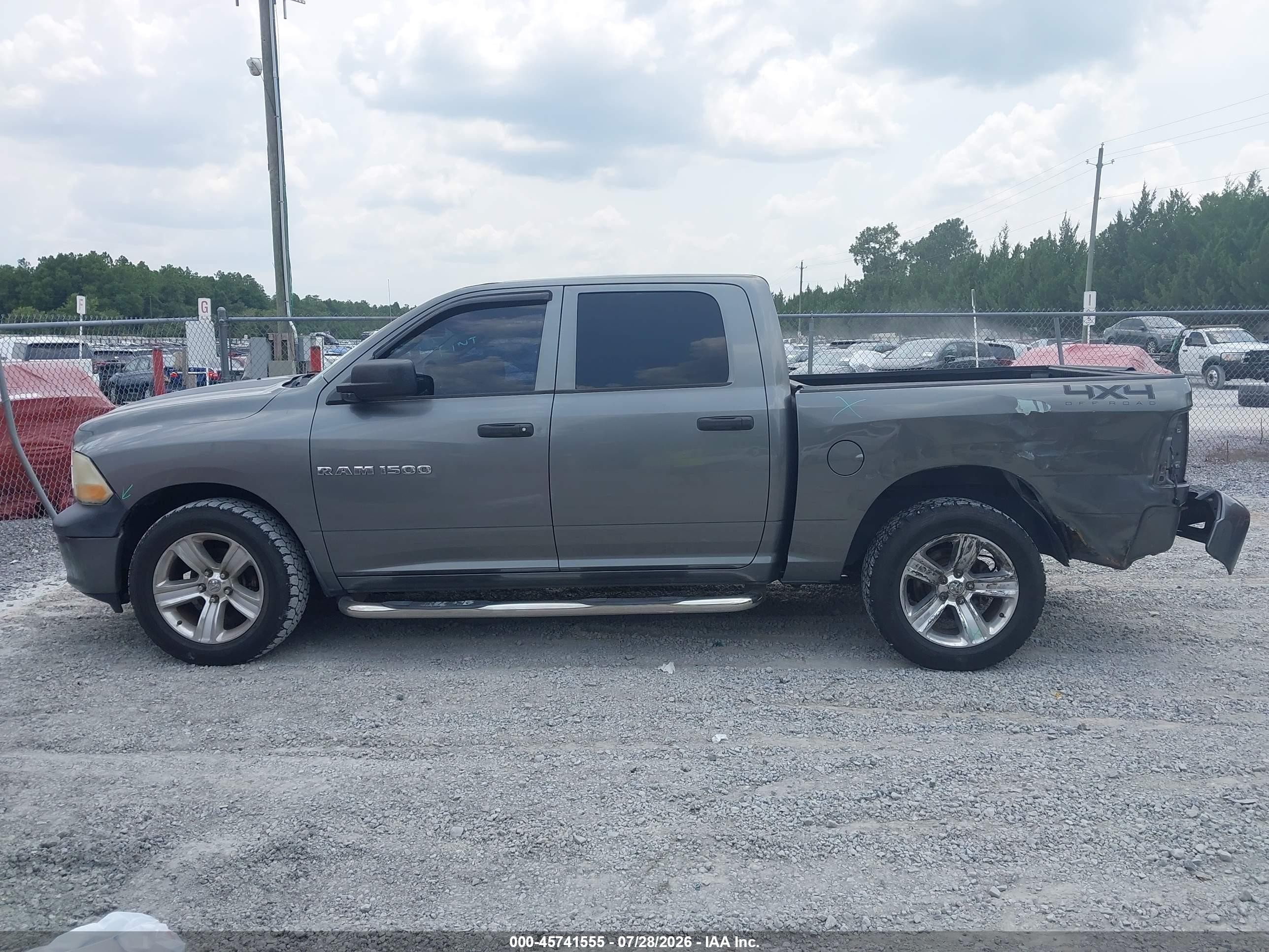 2011 Ram Ram 1500 St Gray vin: 1D7RV1CP5BS683883