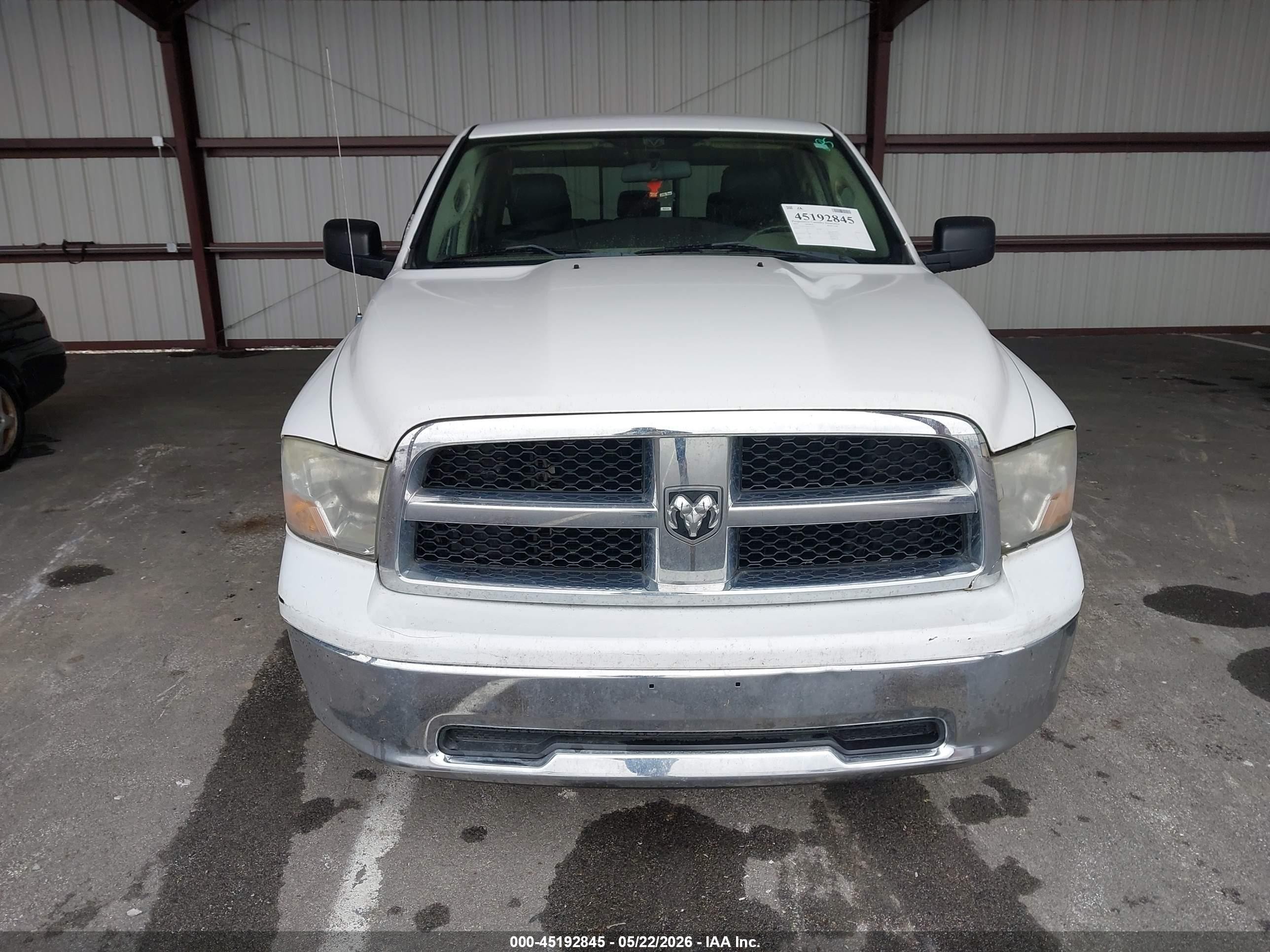 2010 Dodge Ram 1500 Slt/sport/trx Белый vin: 1D7RV1CP8AS239072