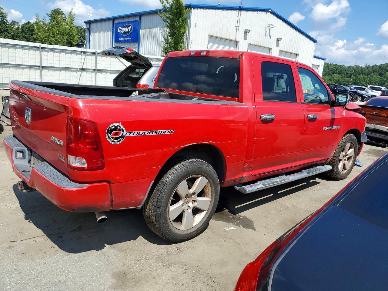 2011 Dodge Ram 1500 Red vin: 1D7RV1CP8BS661148