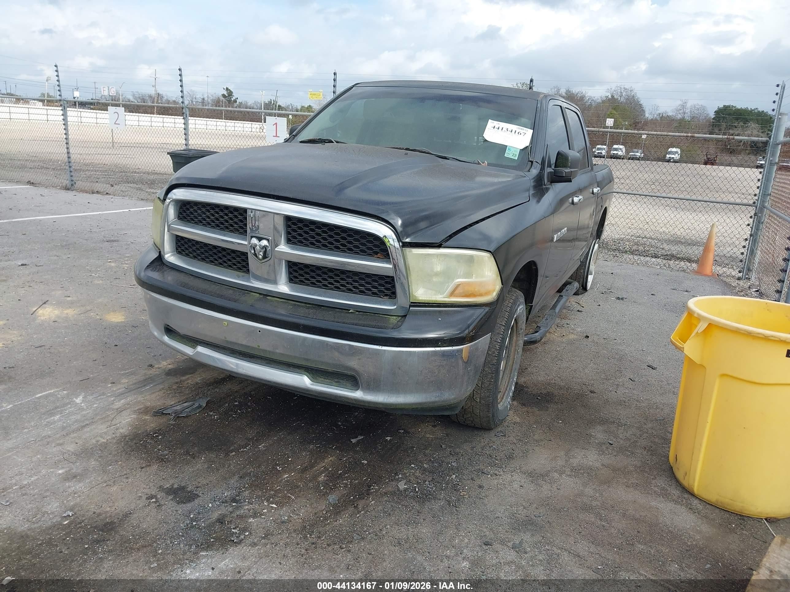 2011 Ram Ram 1500 Slt Black vin: 1D7RV1CP9BS619264