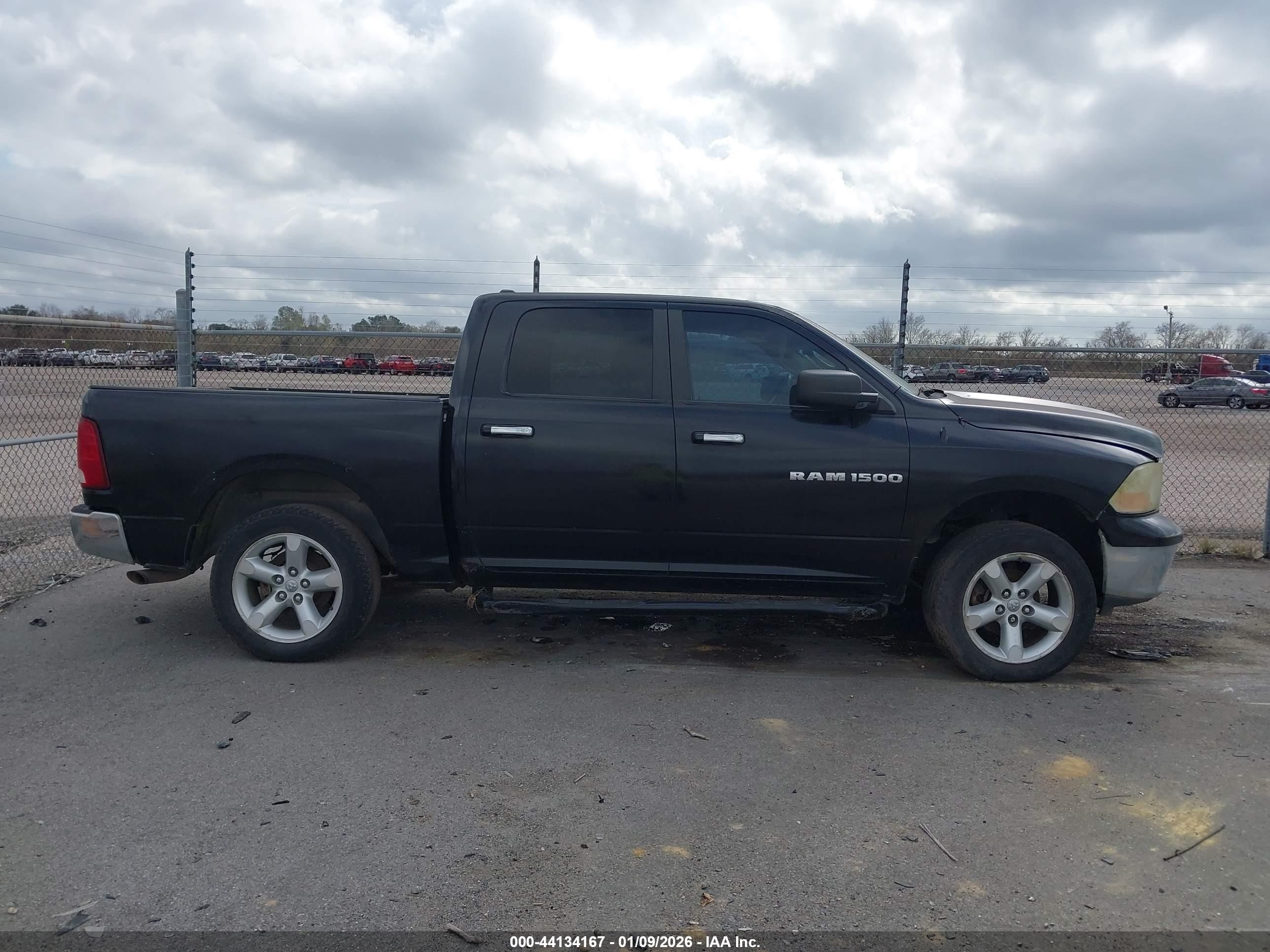 2011 Ram Ram 1500 Slt Black vin: 1D7RV1CP9BS619264