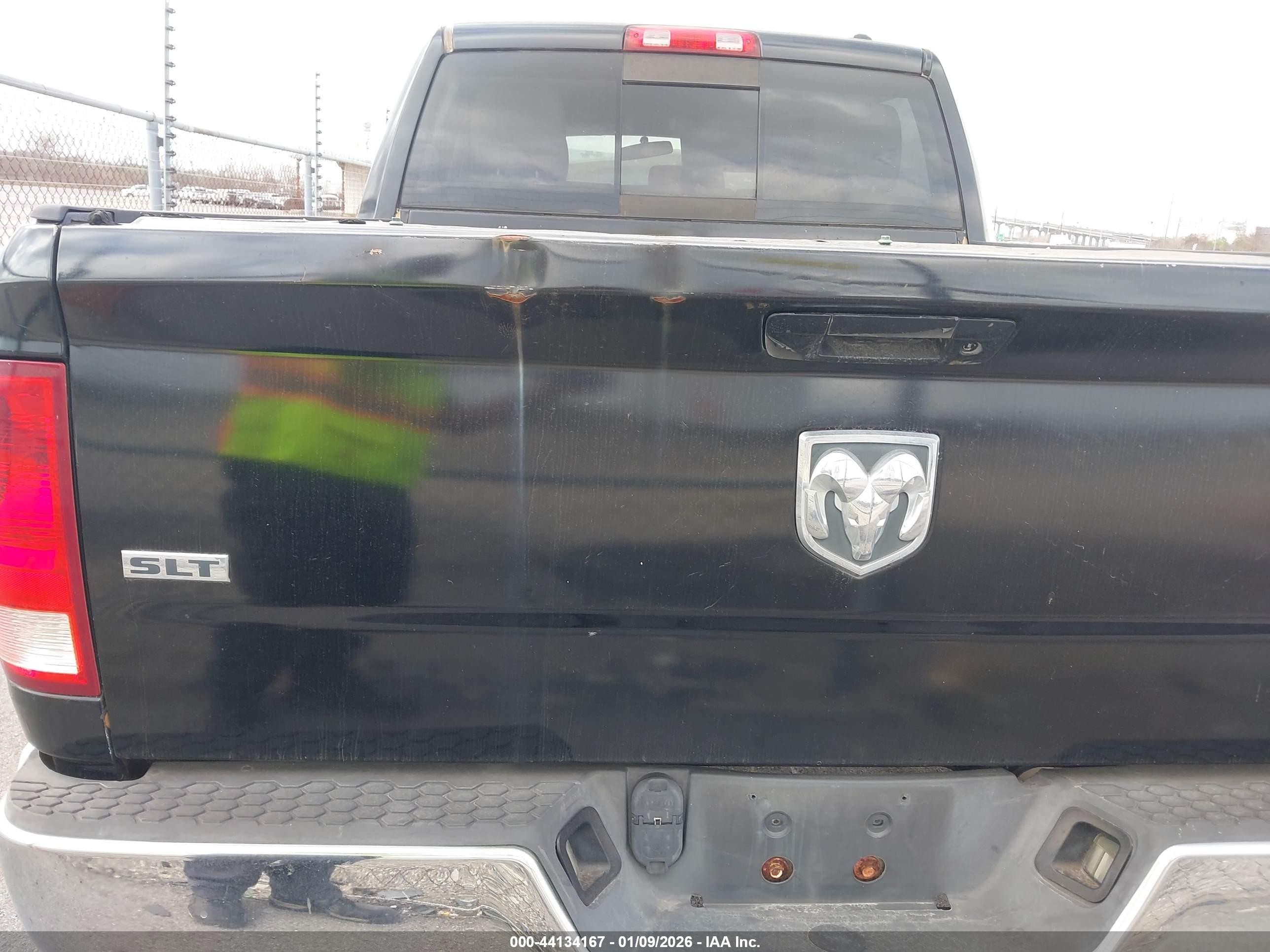 2011 Ram Ram 1500 Slt Black vin: 1D7RV1CP9BS619264