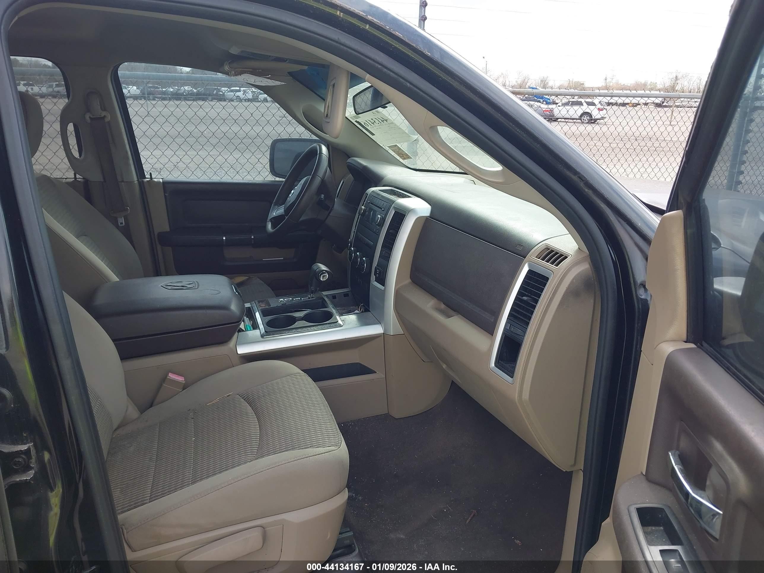 2011 Ram Ram 1500 Slt Black vin: 1D7RV1CP9BS619264