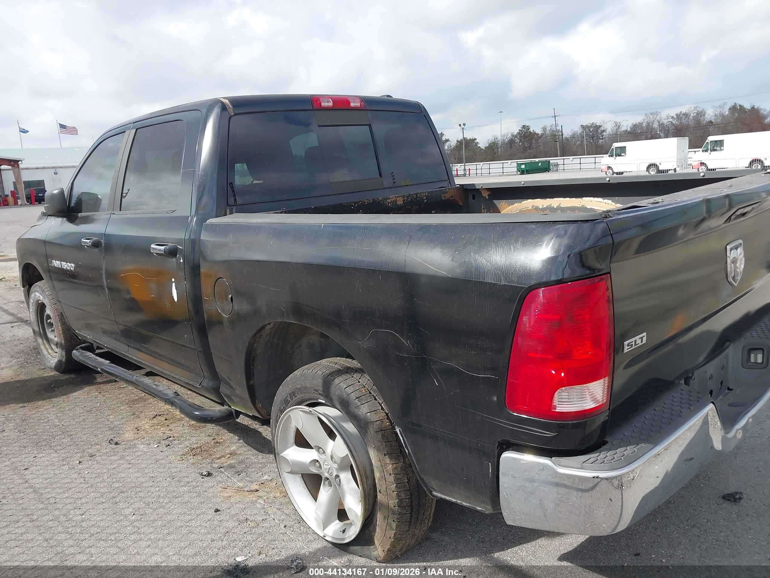 2011 Ram Ram 1500 Slt Black vin: 1D7RV1CP9BS619264