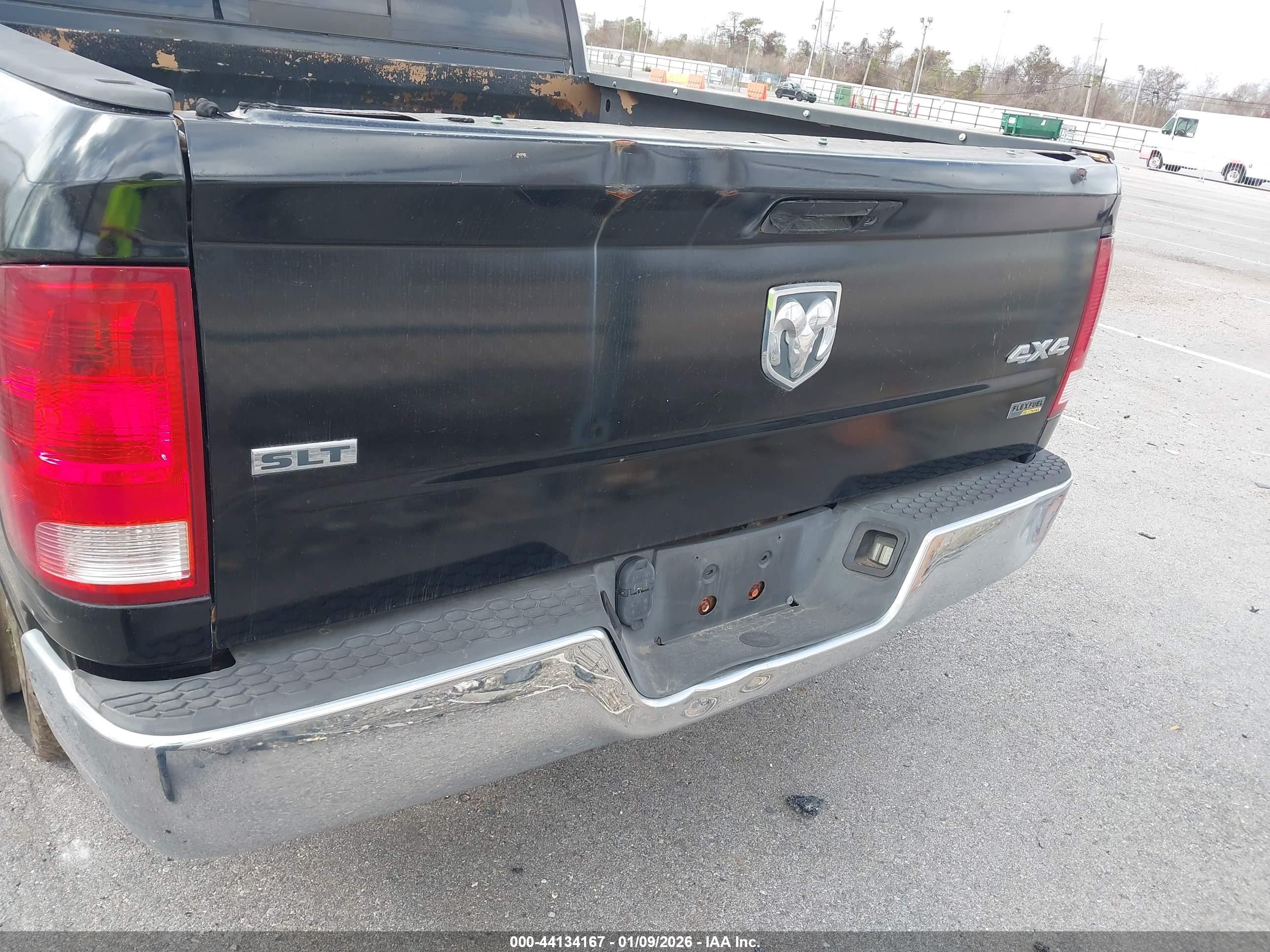 2011 Ram Ram 1500 Slt Black vin: 1D7RV1CP9BS619264