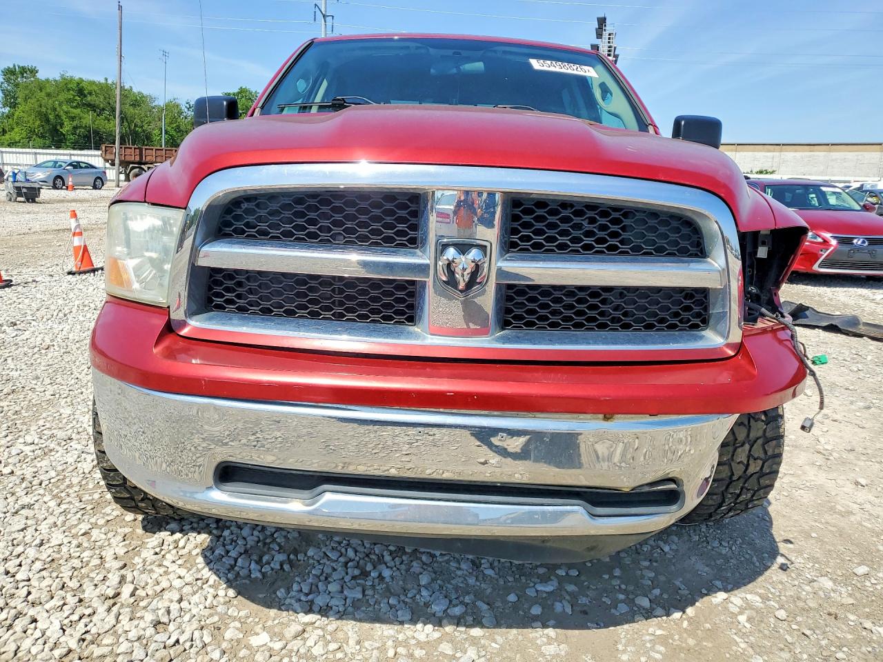 2010 Dodge Ram 1500 Red vin: 1D7RV1CT0AS239029