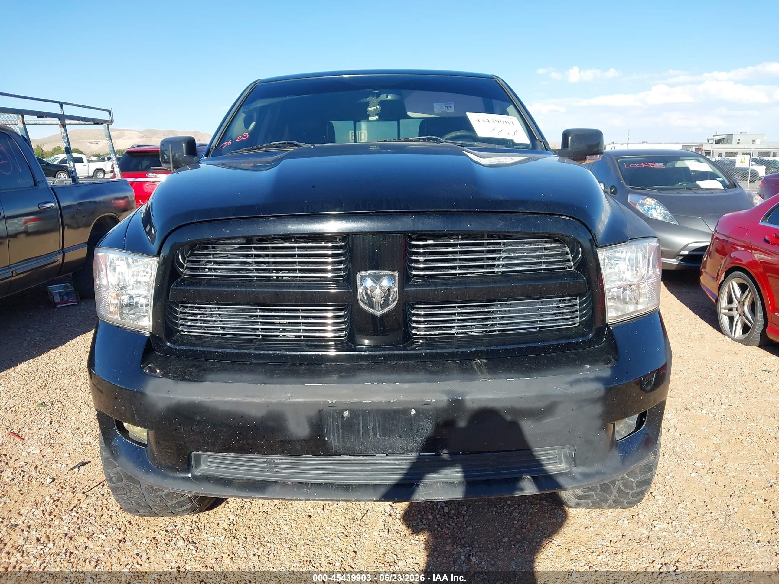 2011 Ram Ram 1500 Sport Black vin: 1D7RV1CT0BS557167