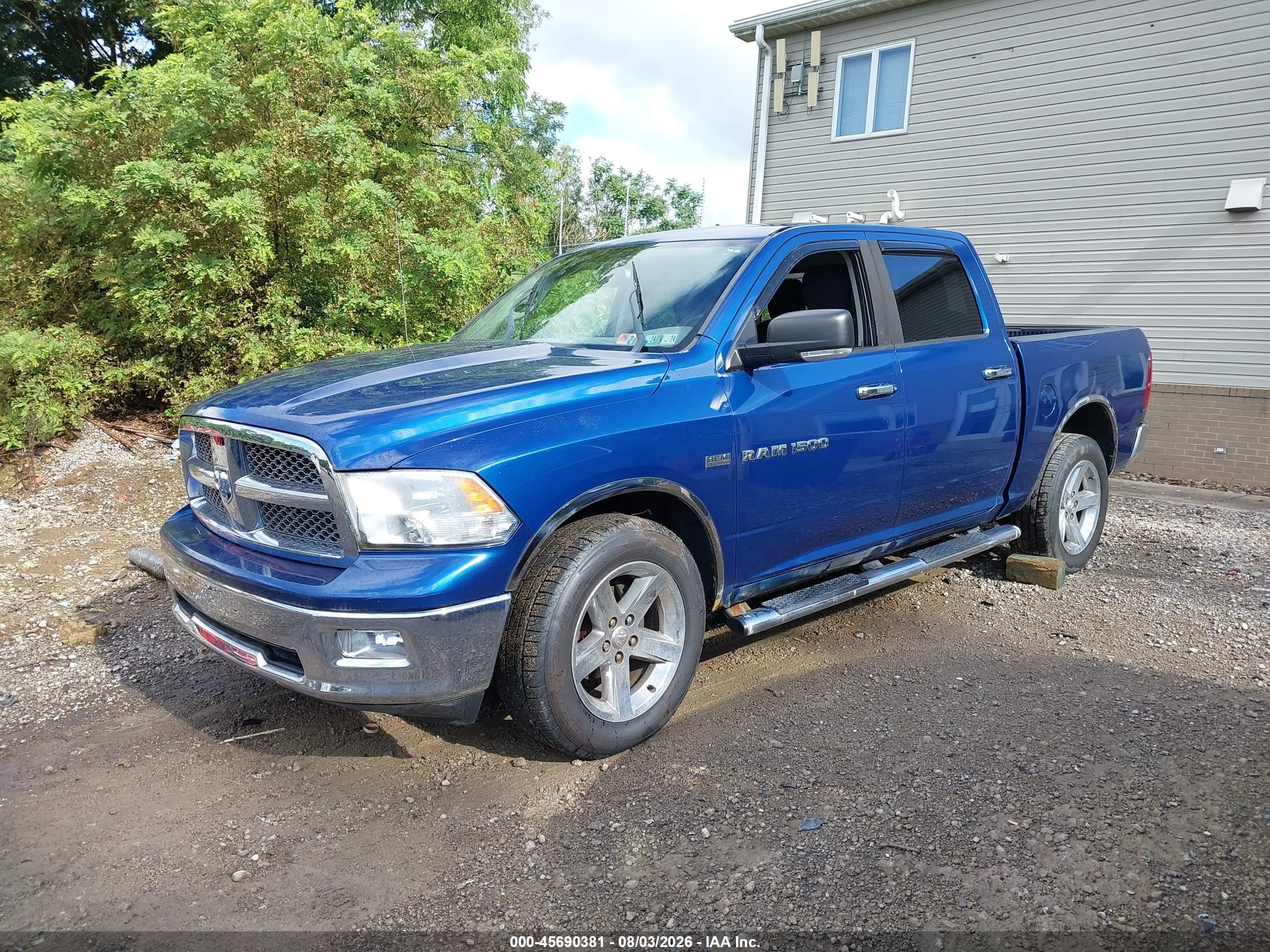 2011 Ram Ram 1500 Slt Blue vin: 1D7RV1CT0BS666275