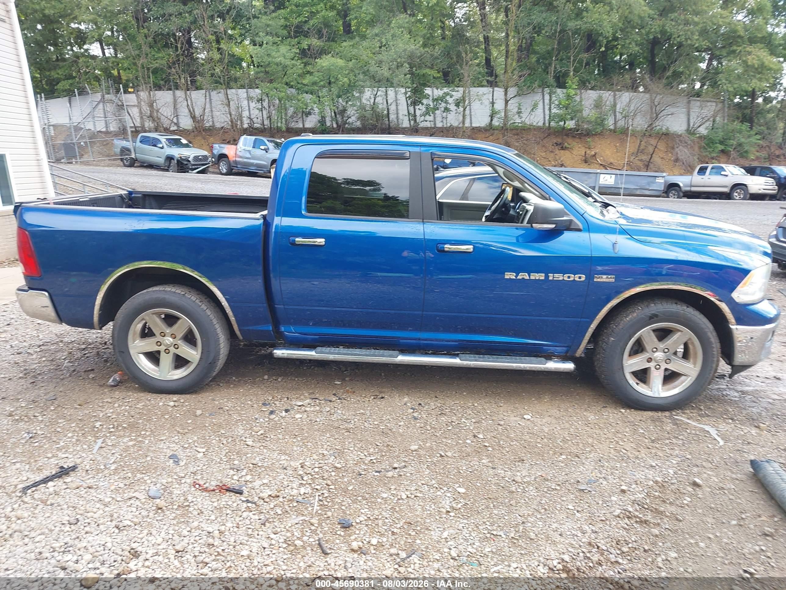 2011 Ram Ram 1500 Slt Blue vin: 1D7RV1CT0BS666275
