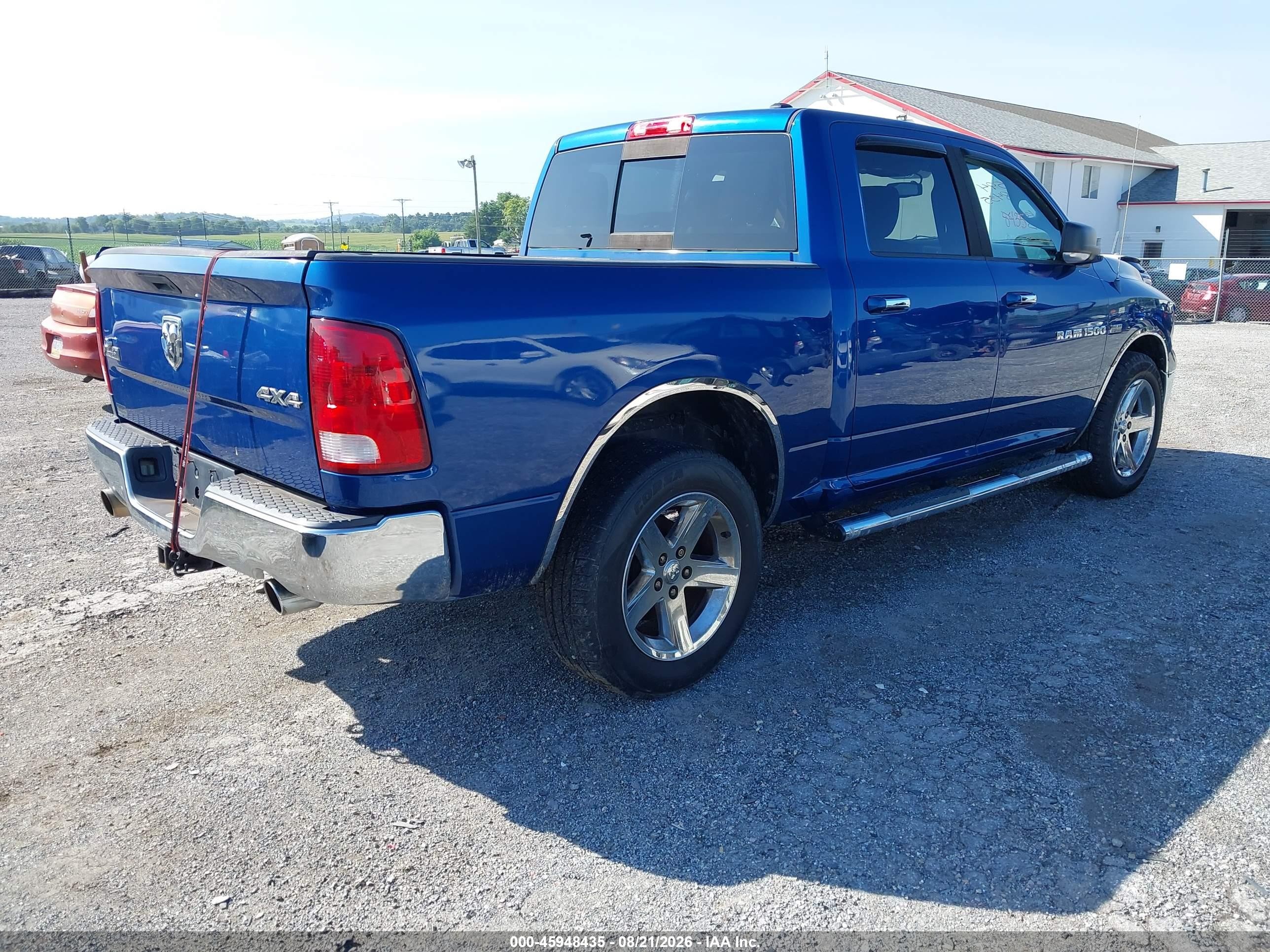 2011 Ram Ram 1500 Slt Blue vin: 1D7RV1CT0BS666275