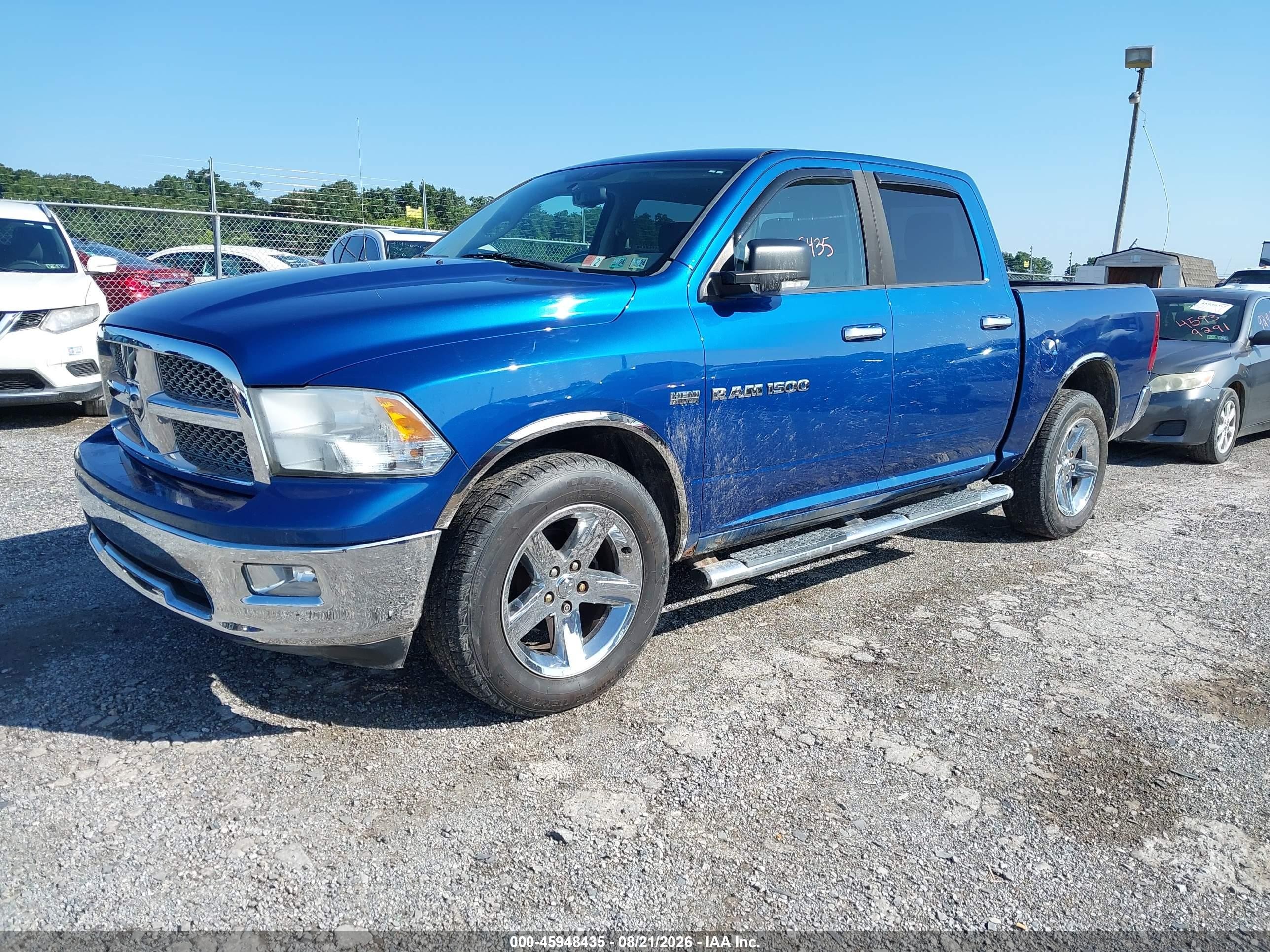 2011 Ram Ram 1500 Slt Blue vin: 1D7RV1CT0BS666275