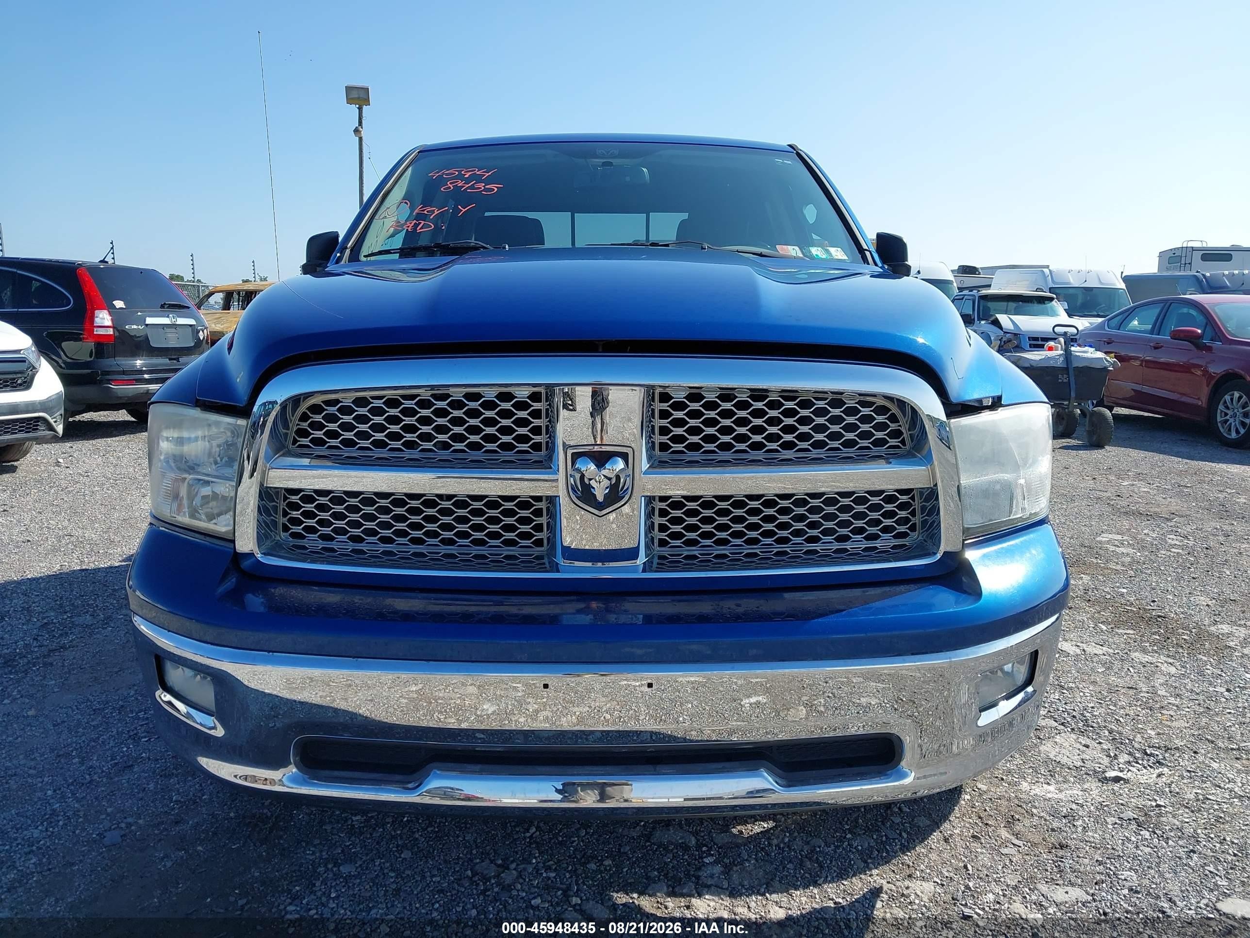 2011 Ram Ram 1500 Slt Blue vin: 1D7RV1CT0BS666275