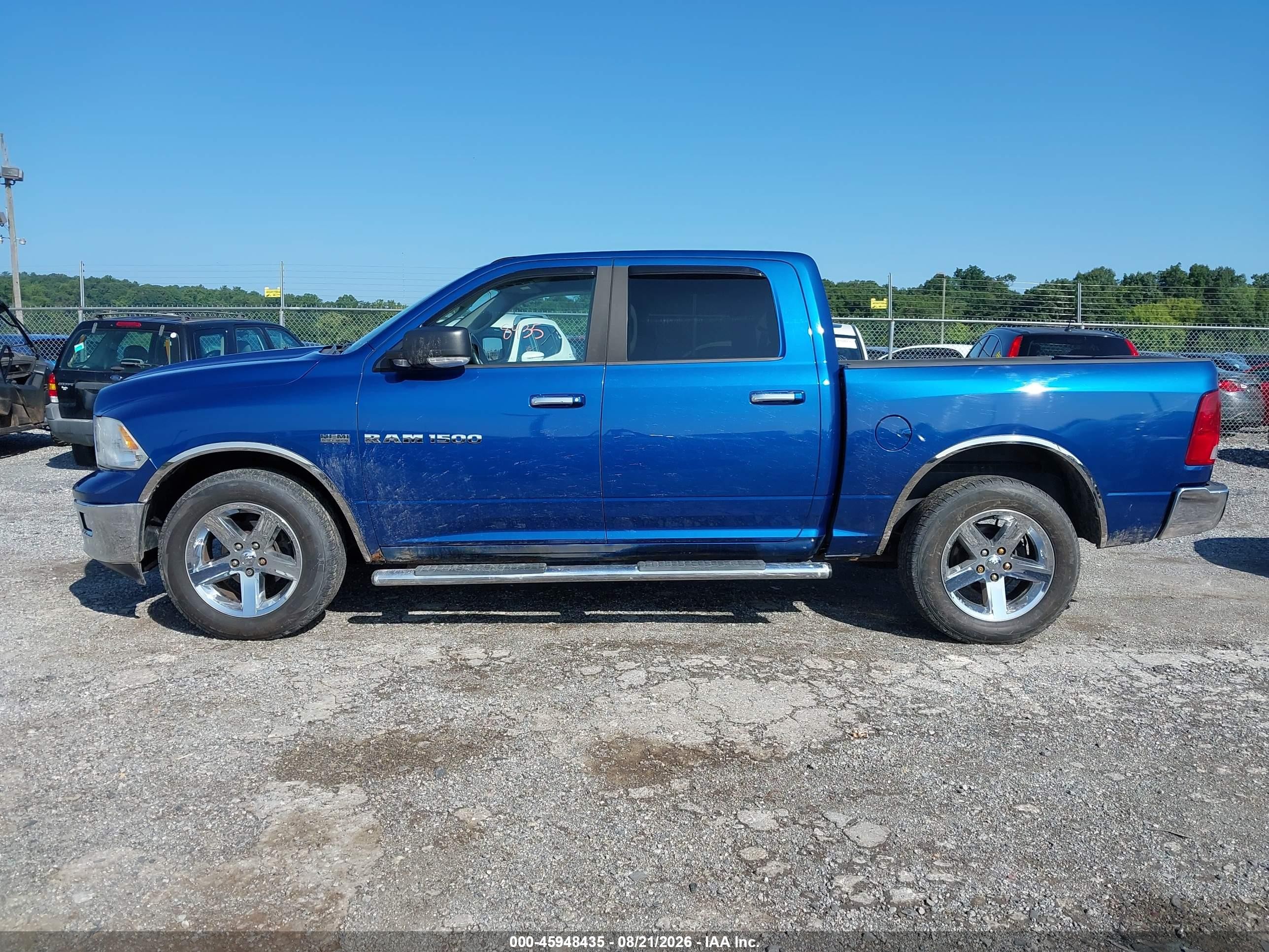 2011 Ram Ram 1500 Slt Blue vin: 1D7RV1CT0BS666275