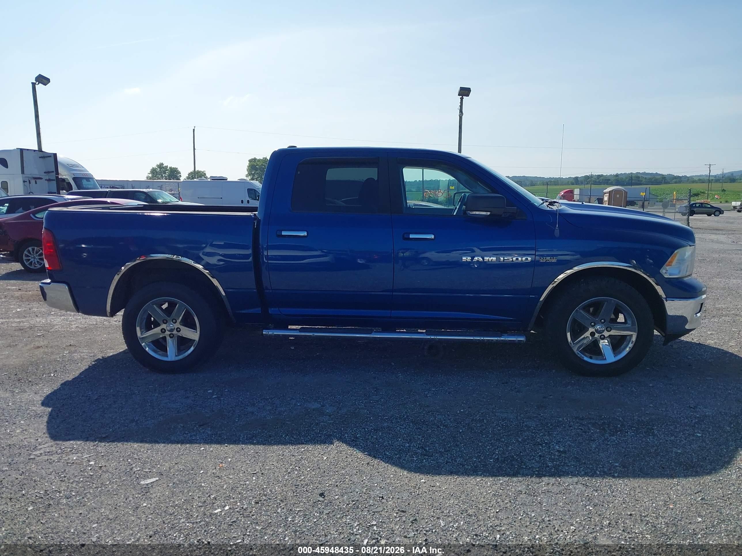 2011 Ram Ram 1500 Slt Blue vin: 1D7RV1CT0BS666275