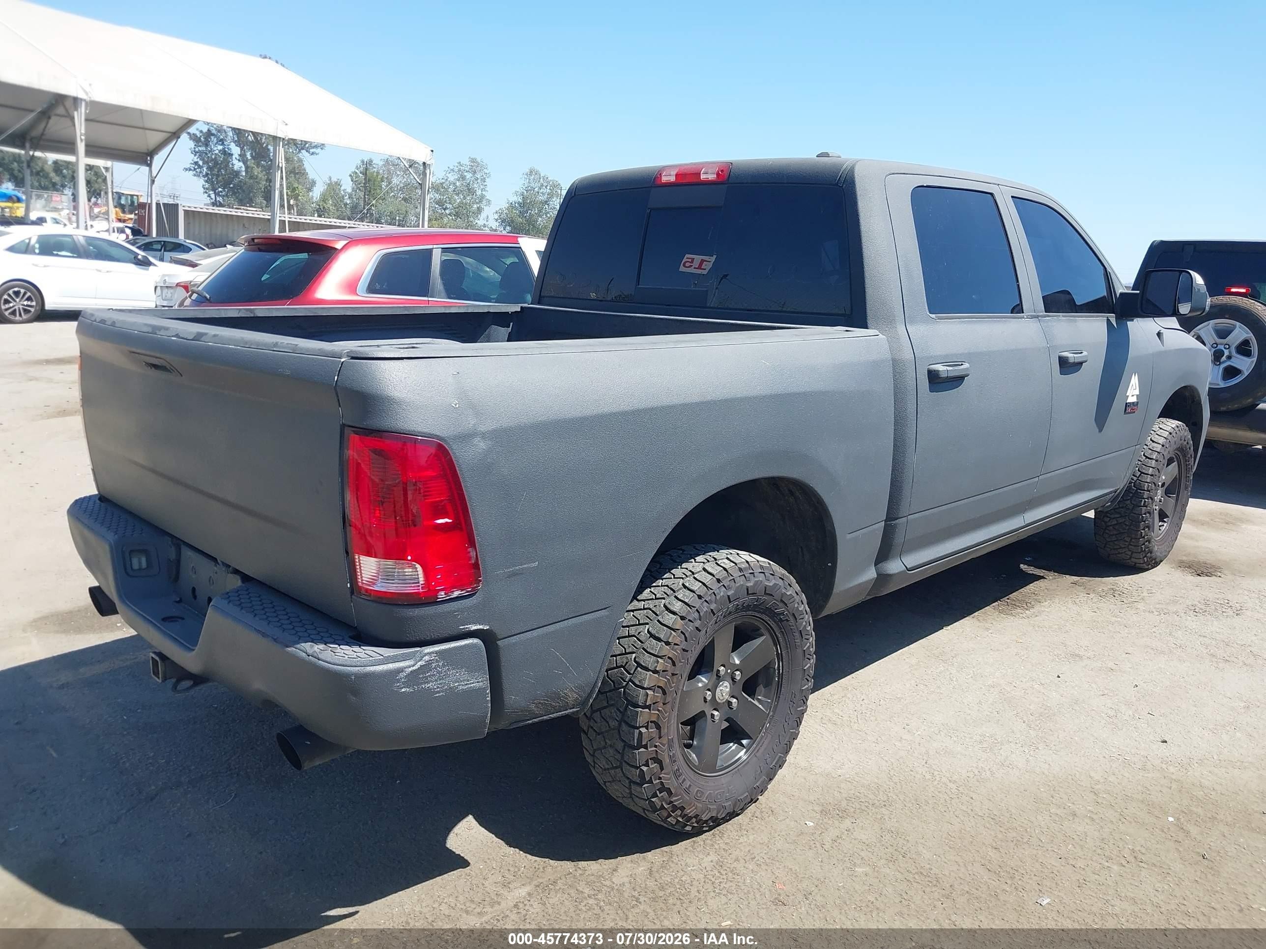 2010 Dodge Ram 1500 Slt/sport/trx Gray vin: 1D7RV1CT2AS259668