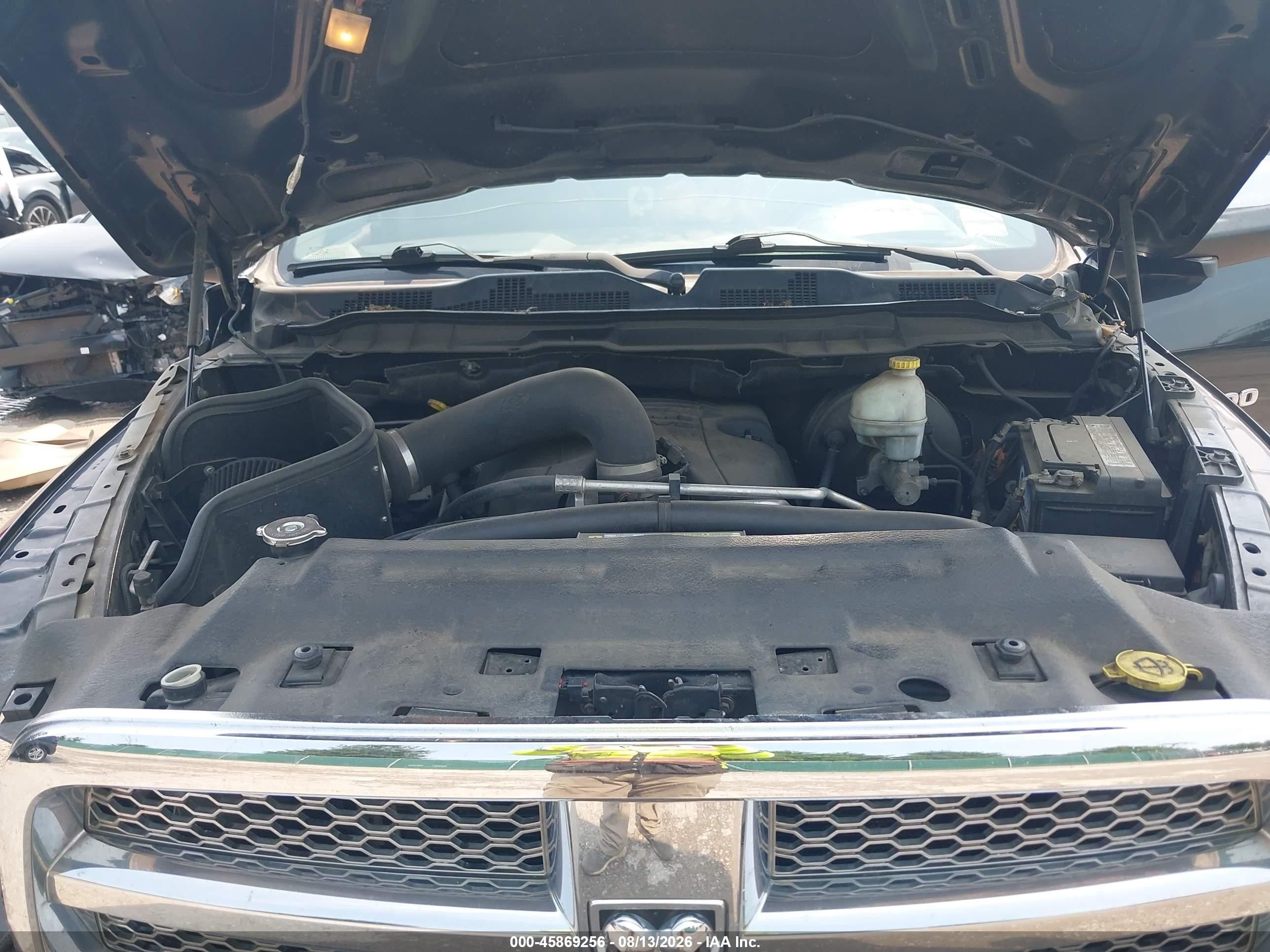 2011 Ram Ram 1500 Laramie Черный vin: 1D7RV1CT2BS508794