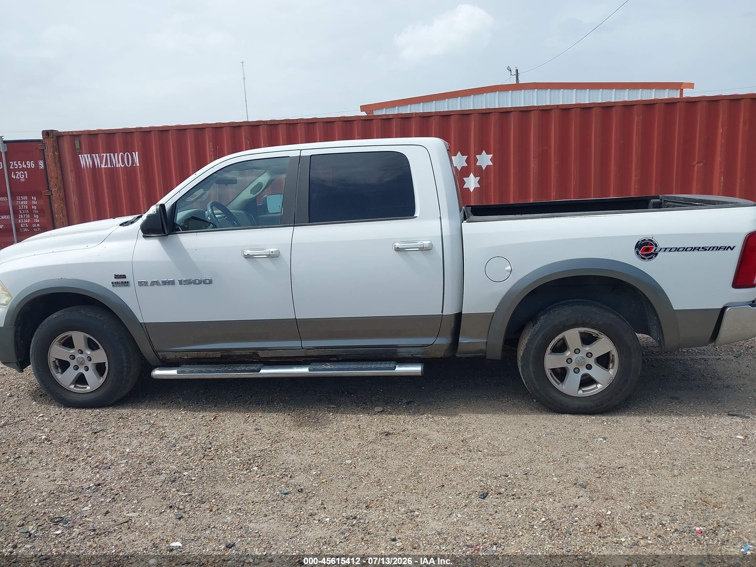 2011 Ram Ram 1500 Slt White vin: 1D7RV1CT2BS610578