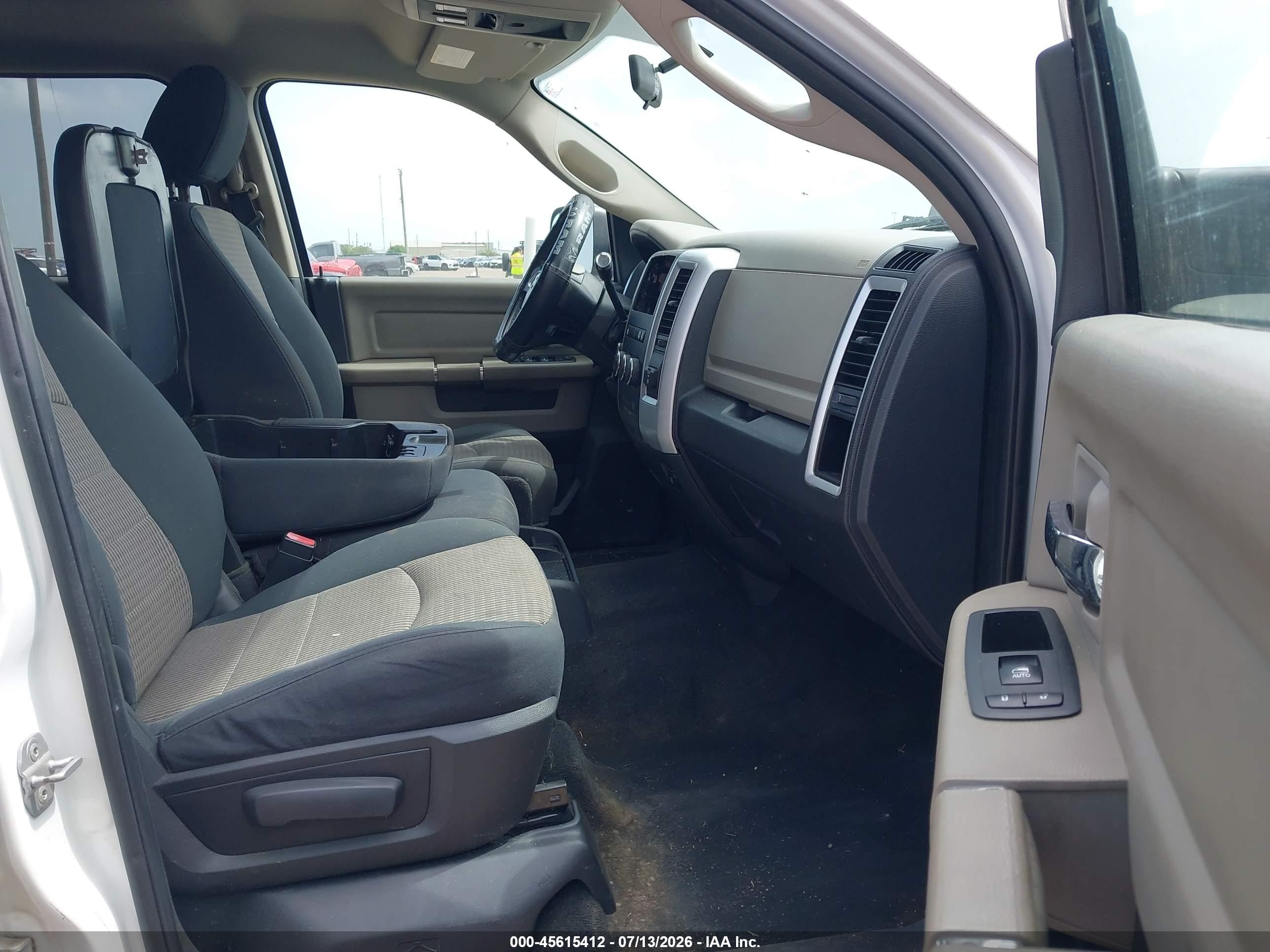 2011 Ram Ram 1500 Slt White vin: 1D7RV1CT2BS610578