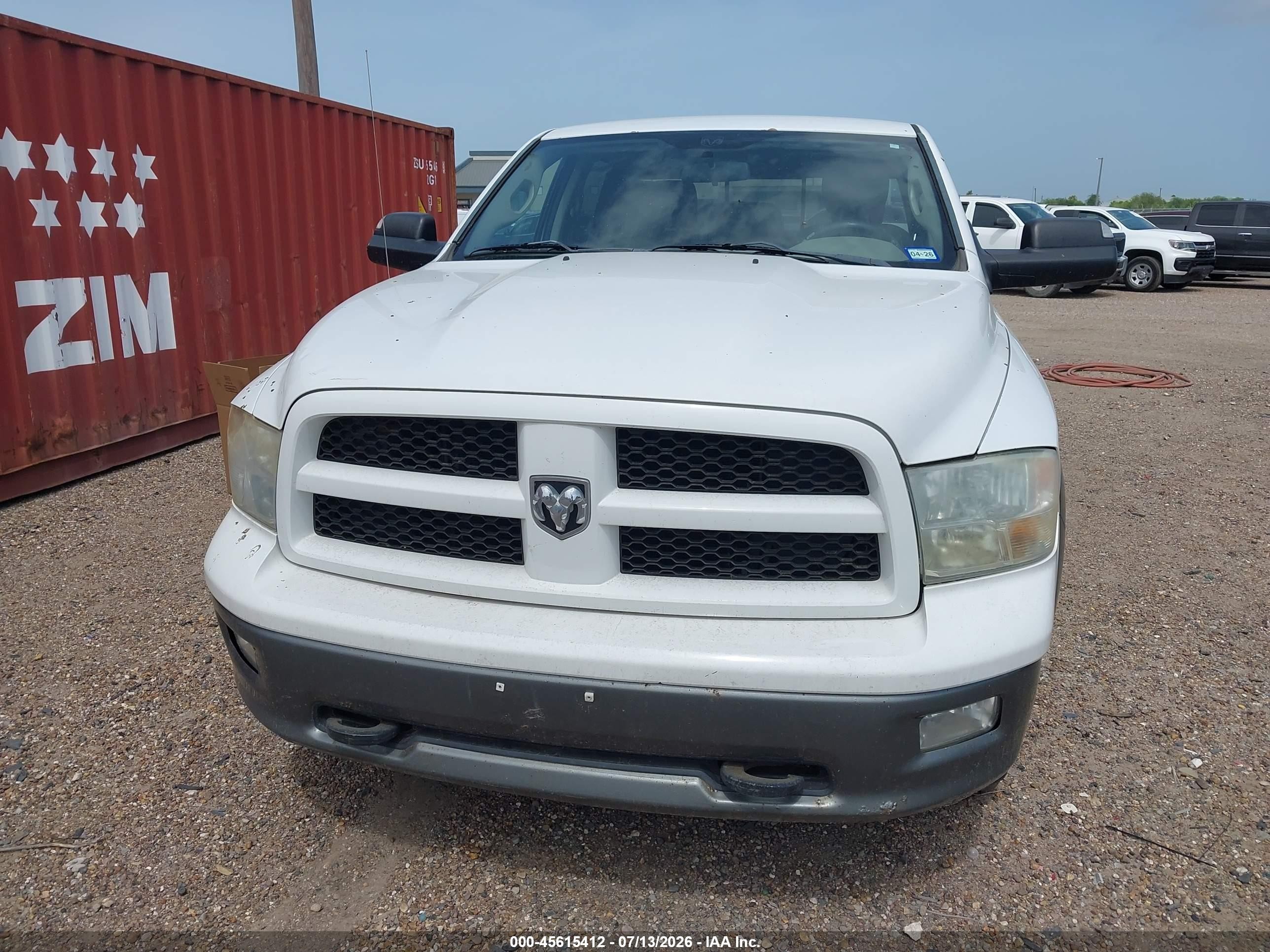 2011 Ram Ram 1500 Slt White vin: 1D7RV1CT2BS610578