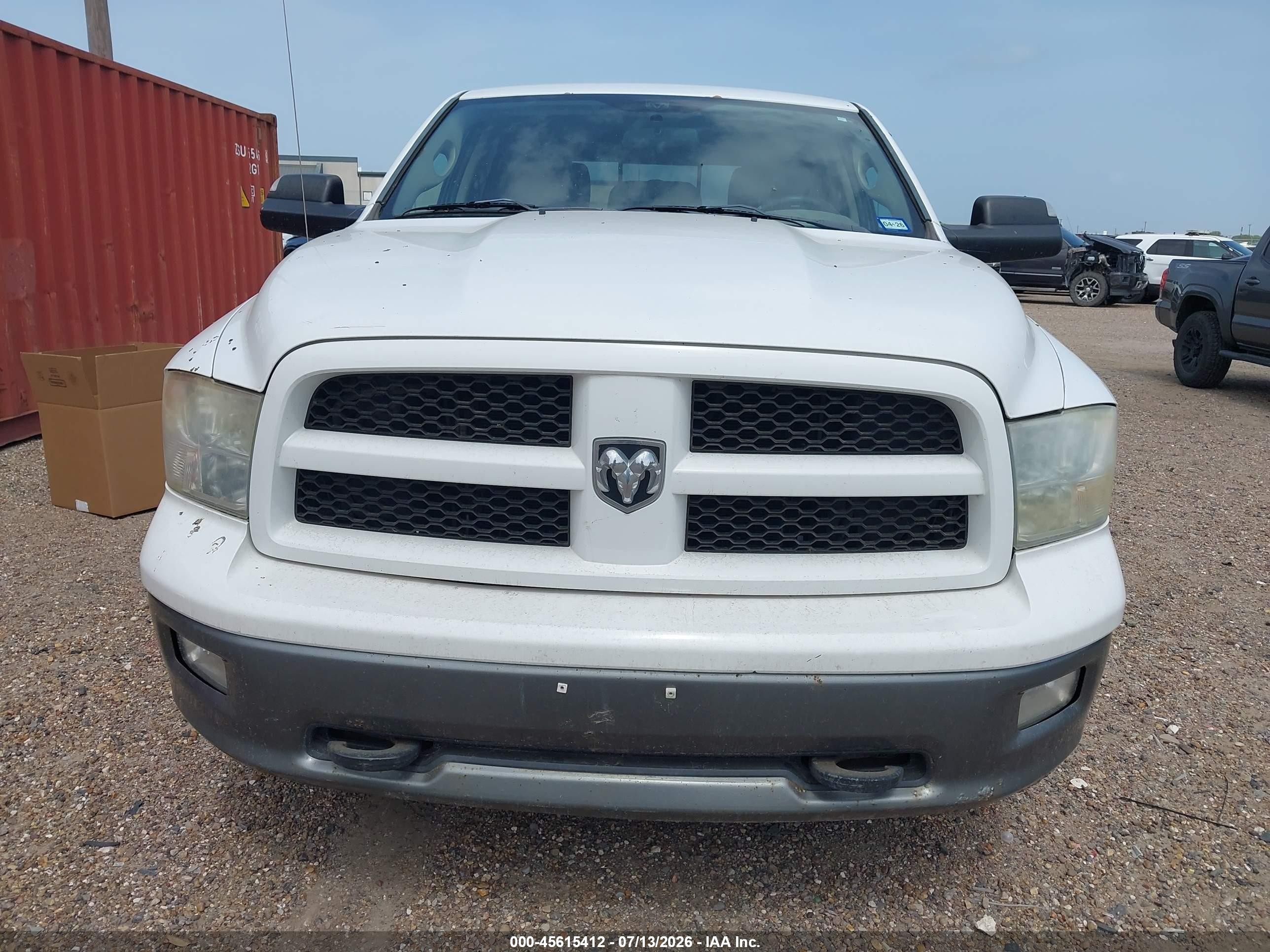 2011 Ram Ram 1500 Slt White vin: 1D7RV1CT2BS610578