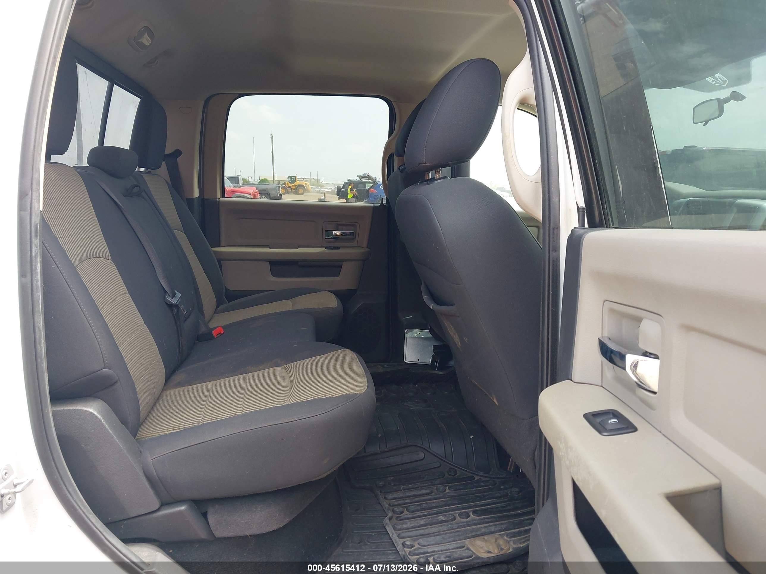 2011 Ram Ram 1500 Slt White vin: 1D7RV1CT2BS610578