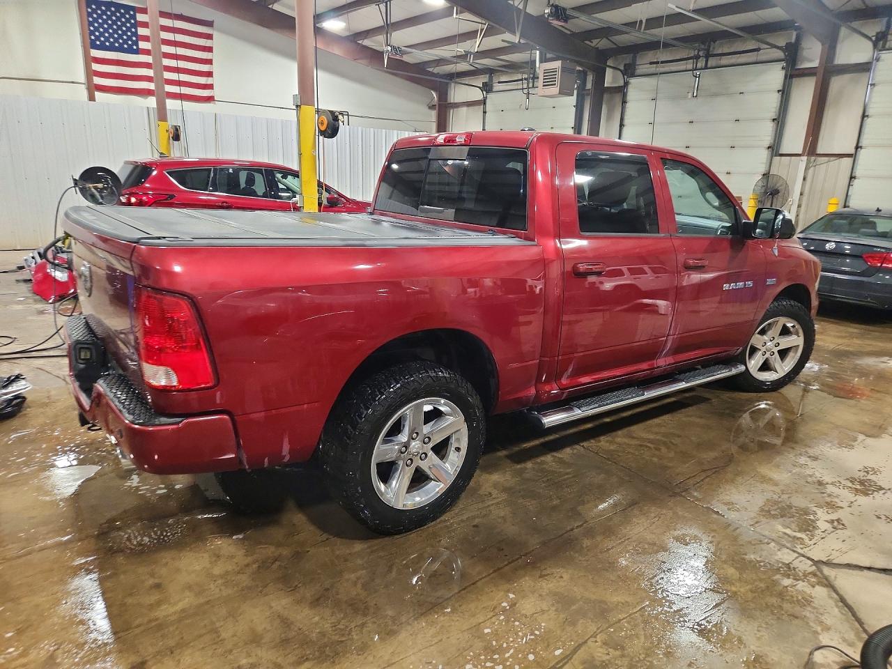 2011 Dodge Ram 1500 Maroon vin: 1D7RV1CT2BS617353