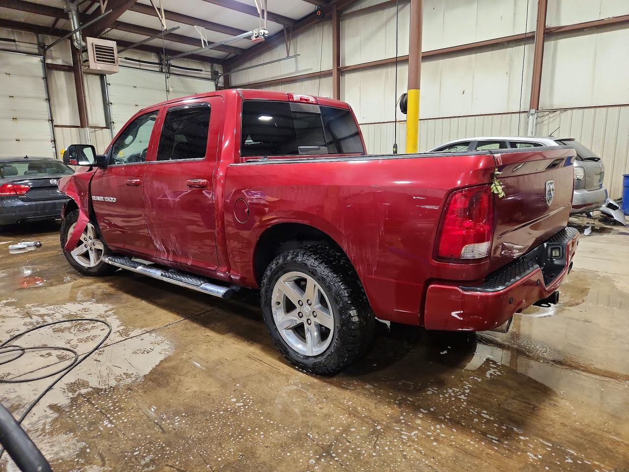 2011 Dodge Ram 1500 Maroon vin: 1D7RV1CT2BS617353