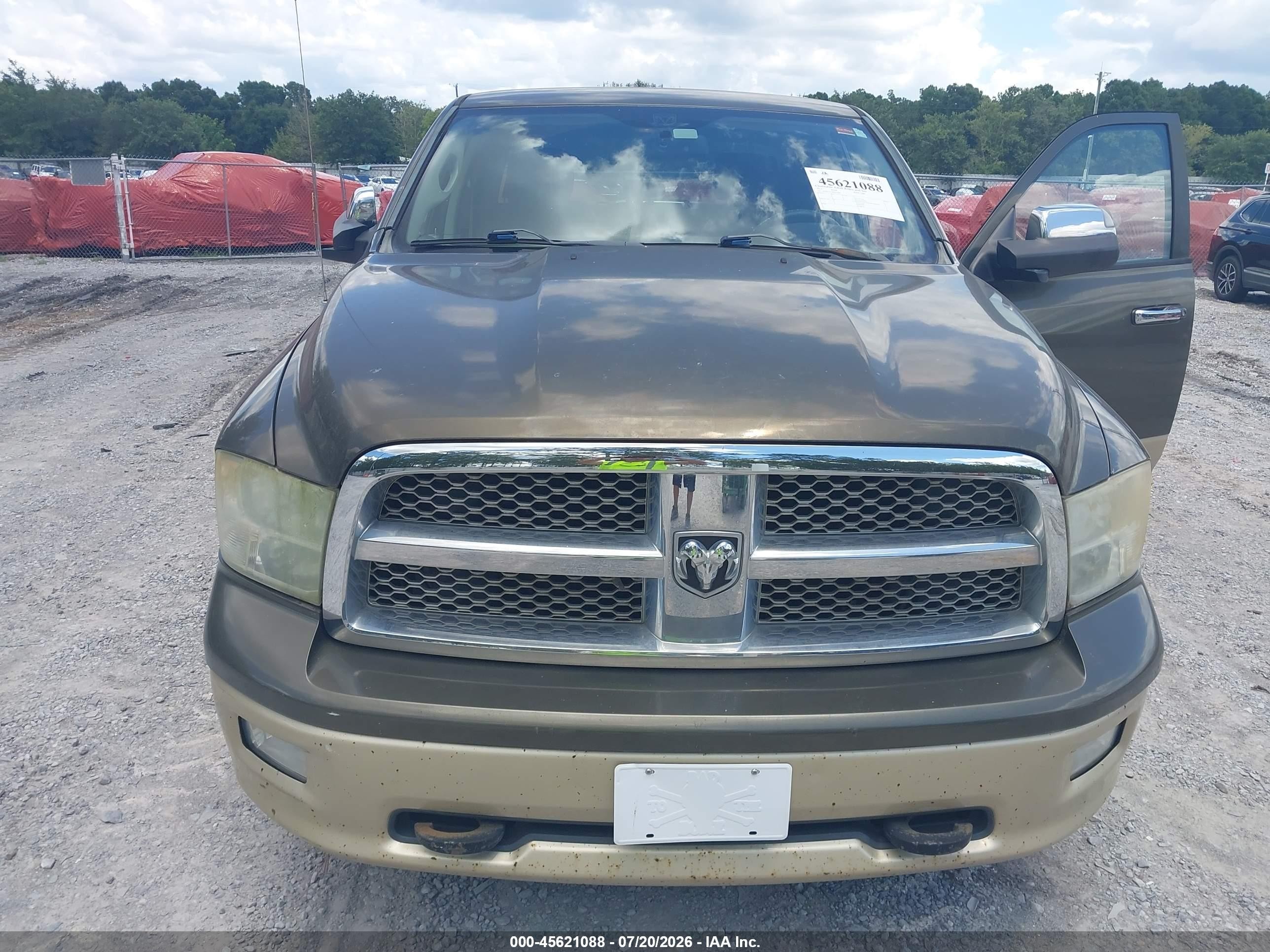 2011 Ram Ram 1500 Laramie Longhorn Green vin: 1D7RV1CT2BS625890