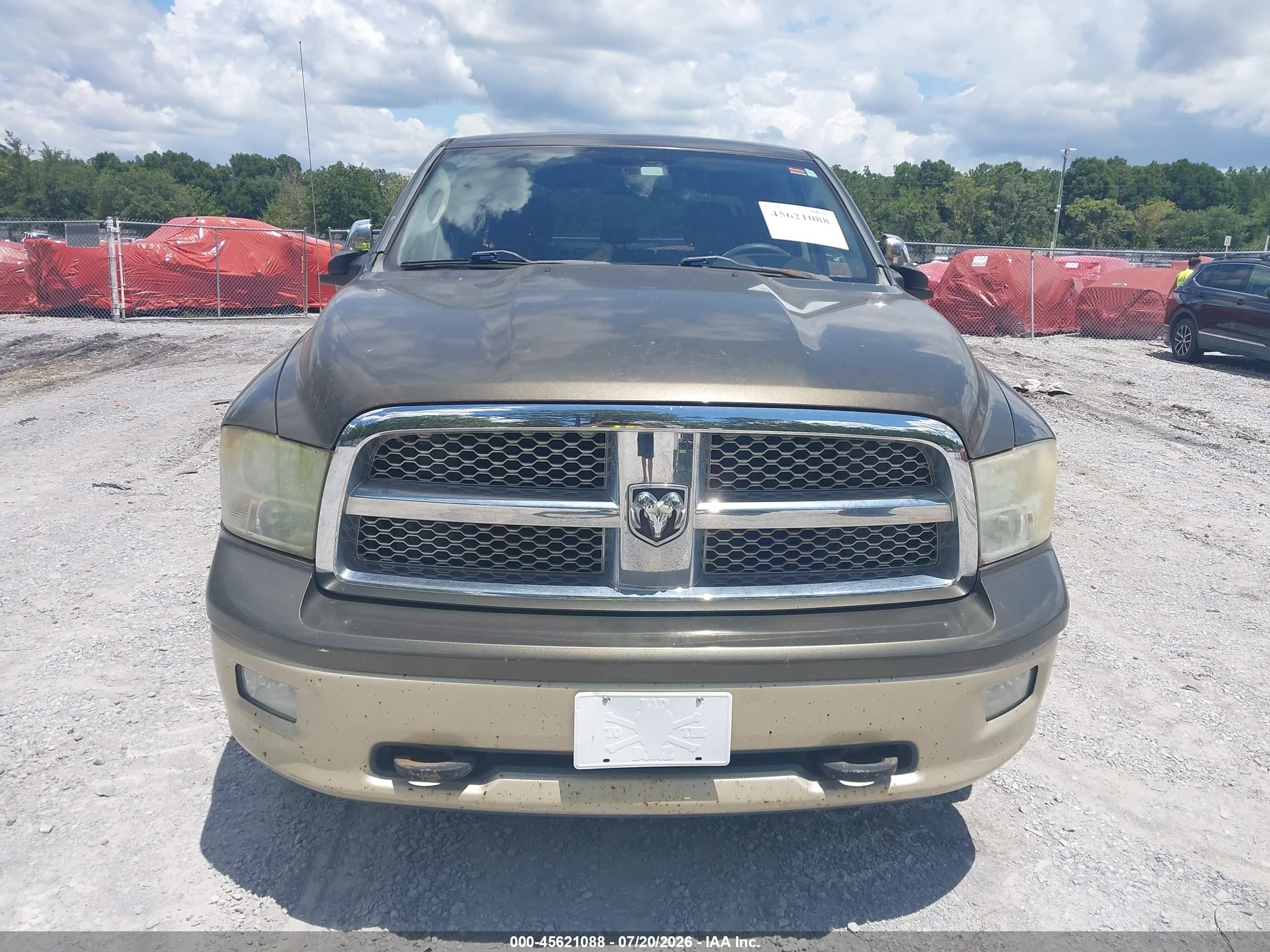 2011 Ram Ram 1500 Laramie Longhorn Green vin: 1D7RV1CT2BS625890