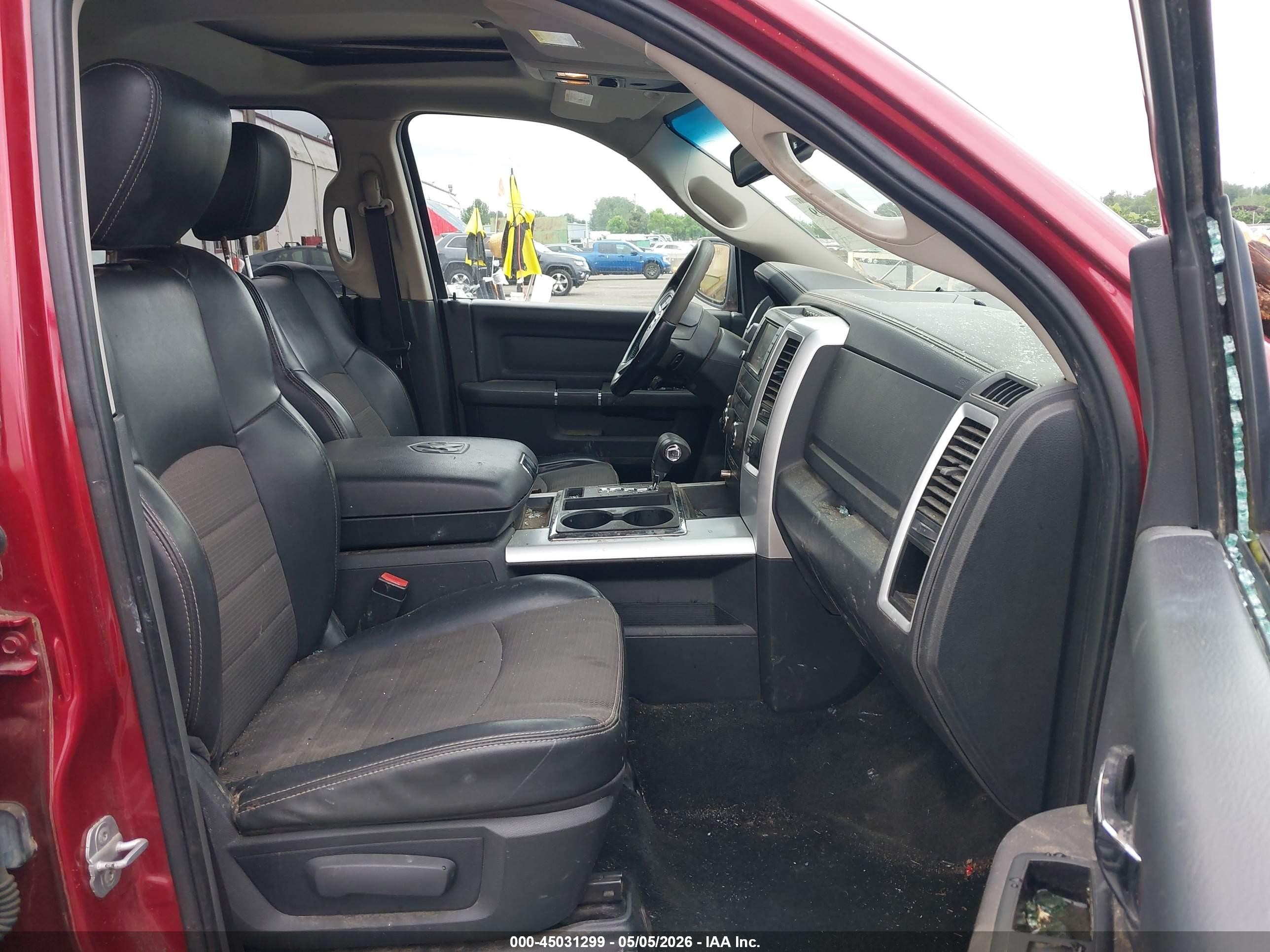2011 Ram Ram 1500 Sport Maroon vin: 1D7RV1CT2BS633486