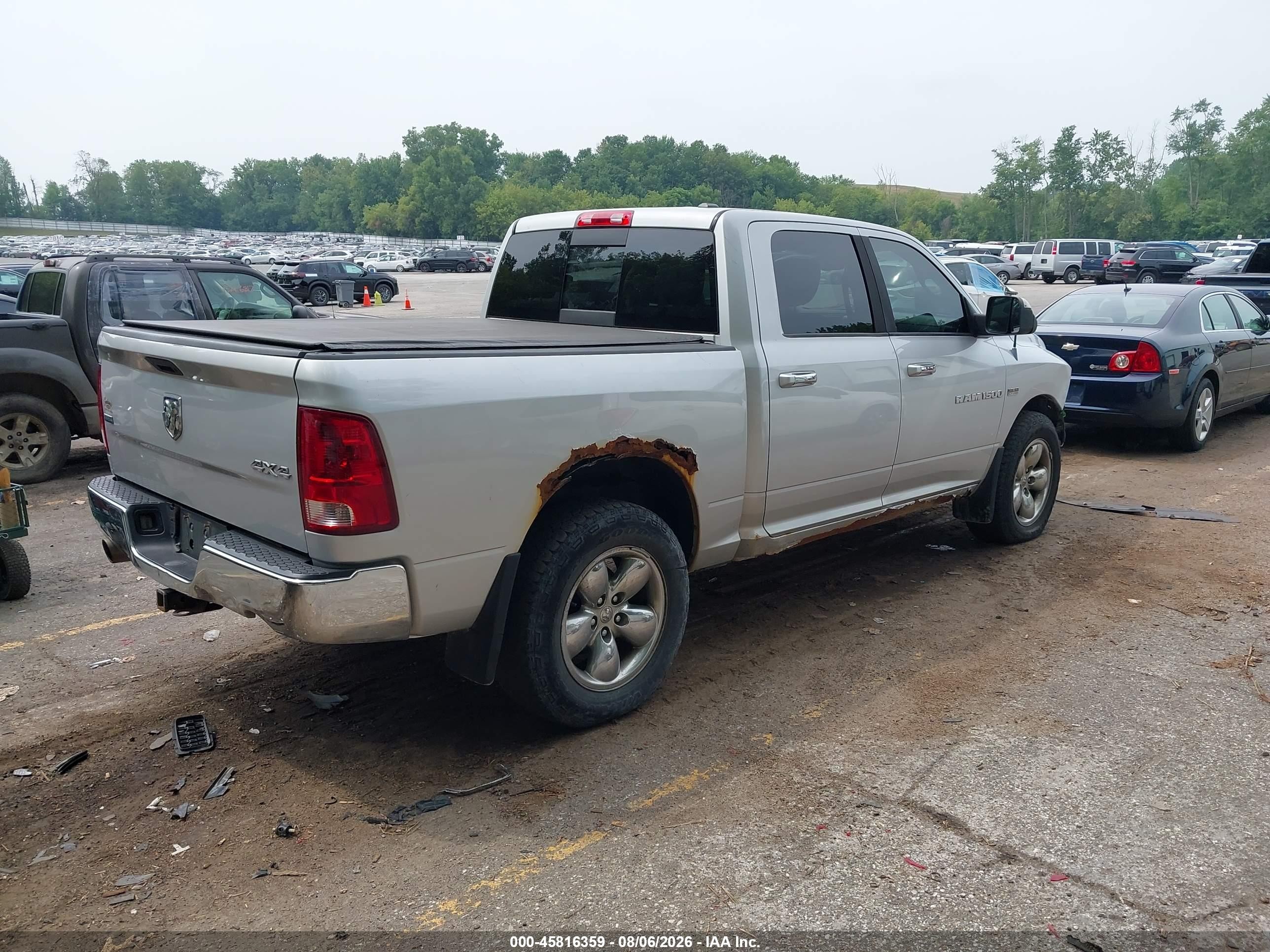 2011 Ram Ram 1500 Slt Серебряный vin: 1D7RV1CT2BS664270