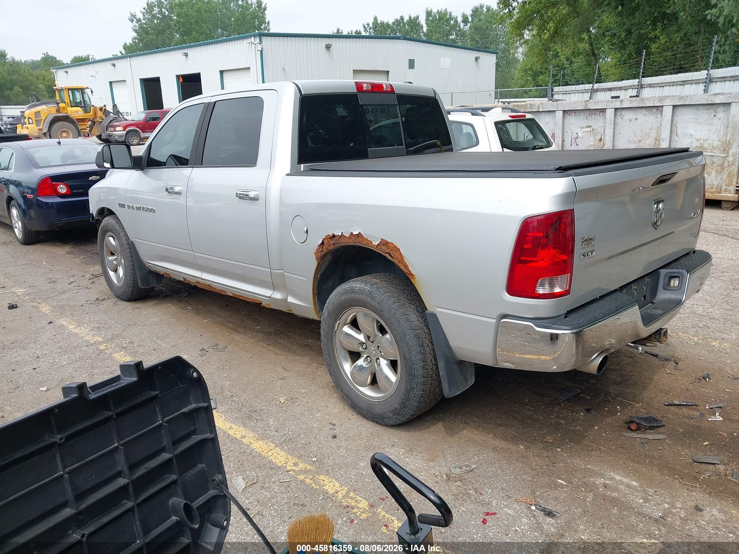 2011 Ram Ram 1500 Slt Серебряный vin: 1D7RV1CT2BS664270