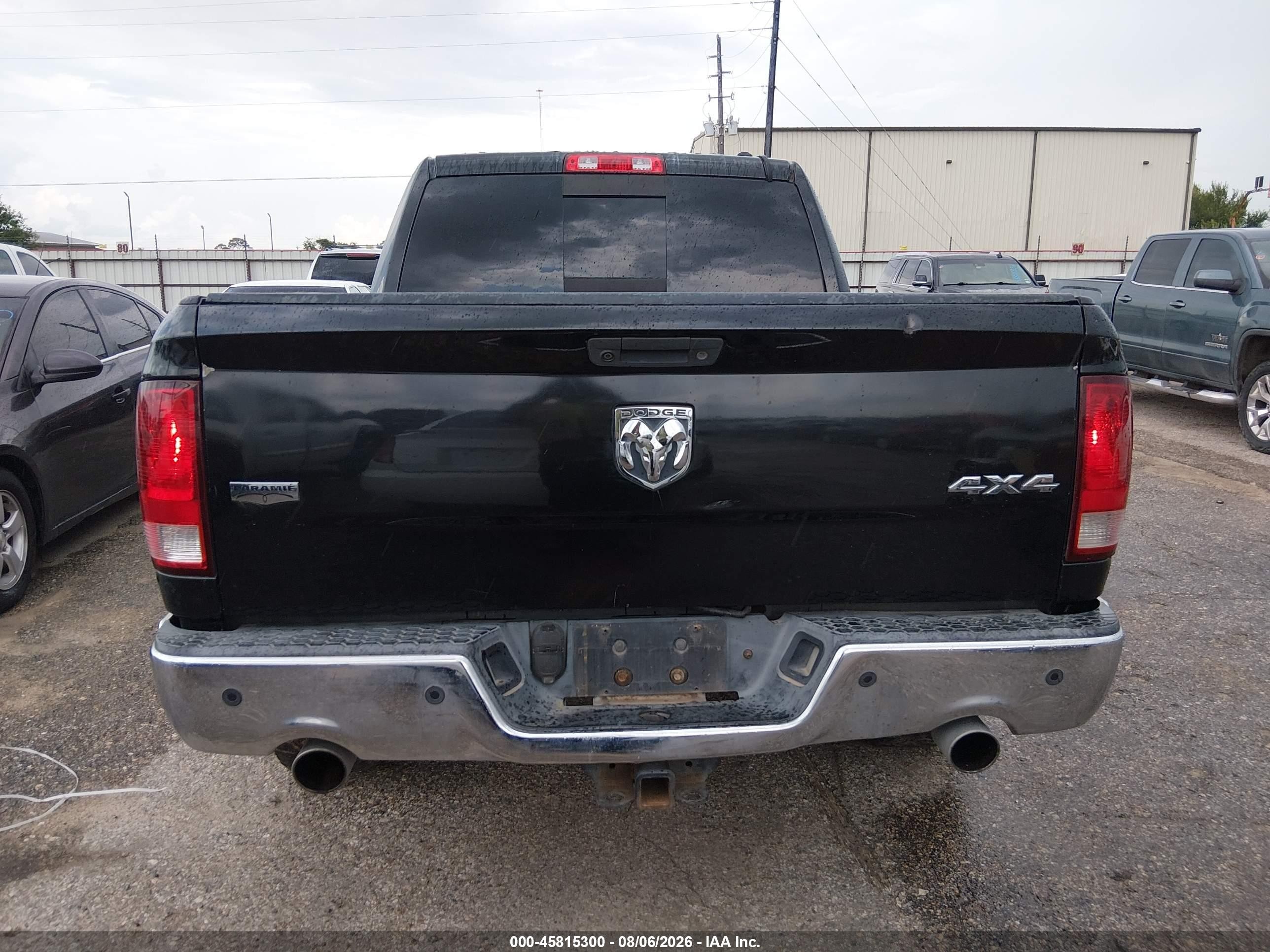 2010 Dodge Ram 1500 Laramie Black vin: 1D7RV1CT3AS116325