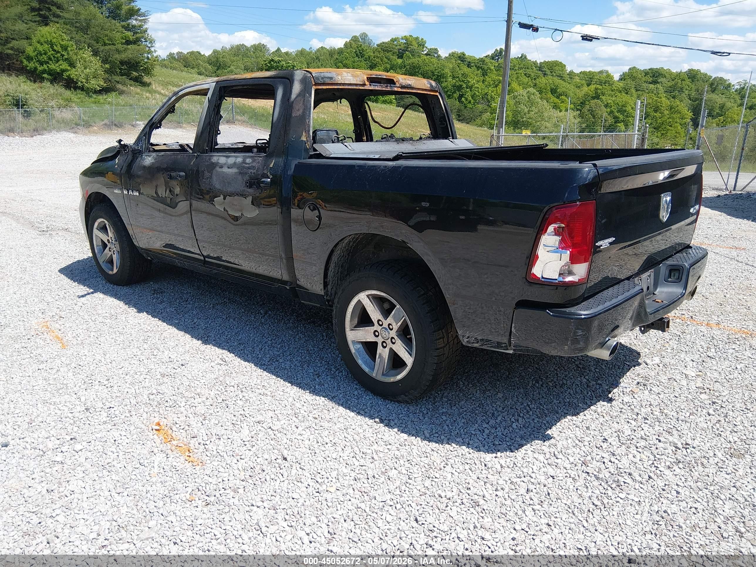 2010 Dodge Ram 1500 Slt/sport/trx Black vin: 1D7RV1CT3AS123260