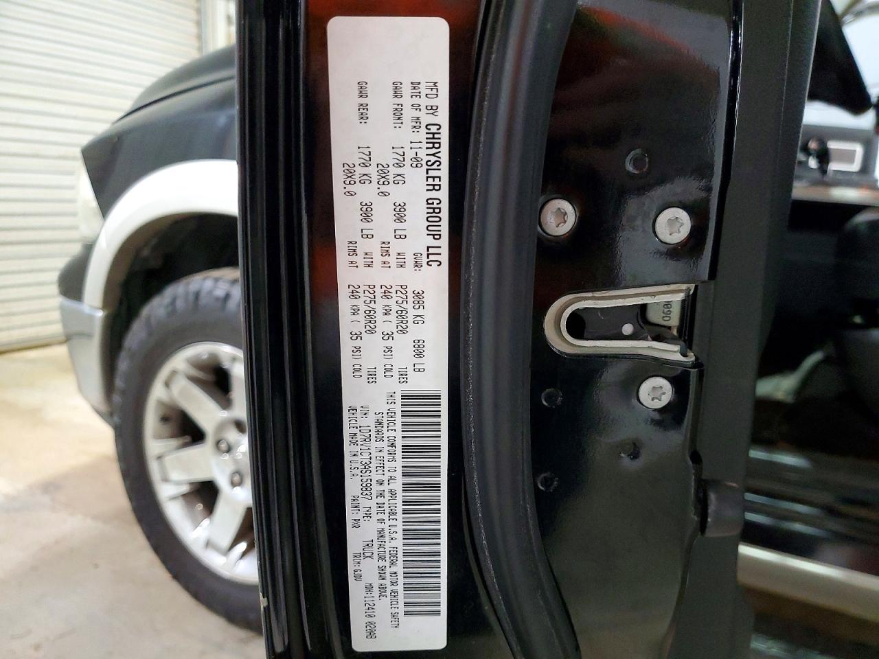 2010 Dodge Ram 1500 Black vin: 1D7RV1CT3AS159837