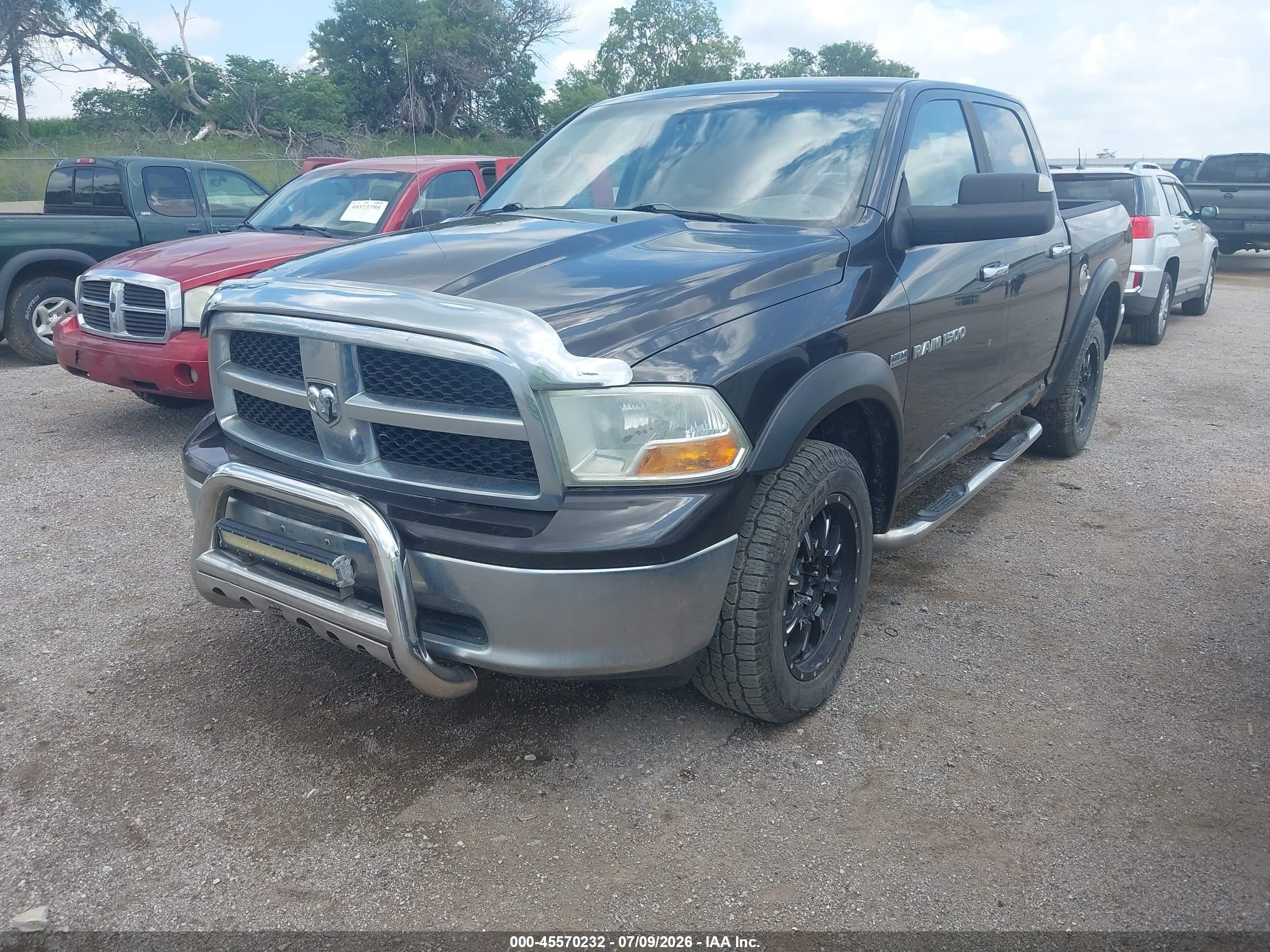 2011 Ram Ram 1500 Slt Черный vin: 1D7RV1CT3BS509856