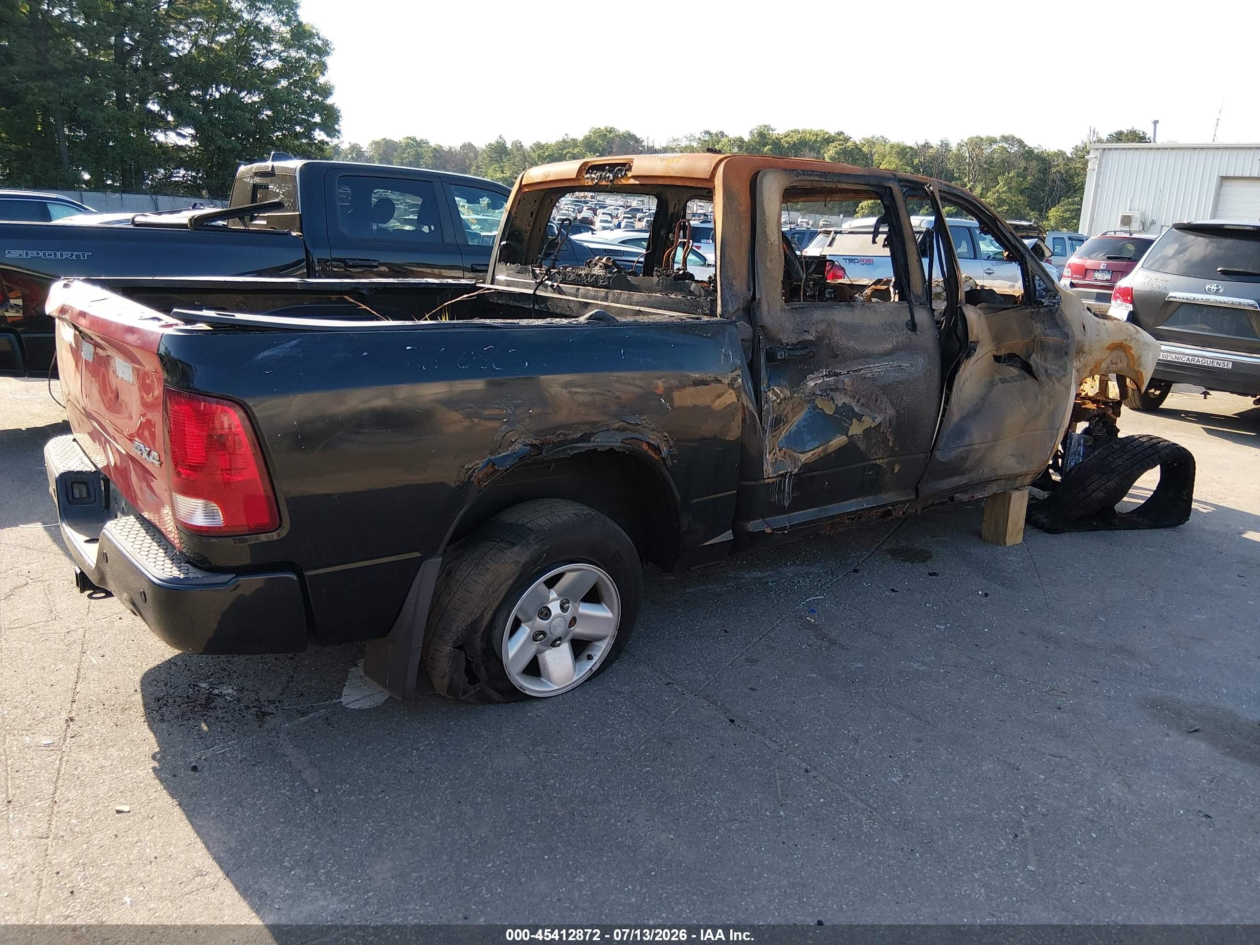 2011 Ram Ram 1500 Sport Black vin: 1D7RV1CT3BS641113