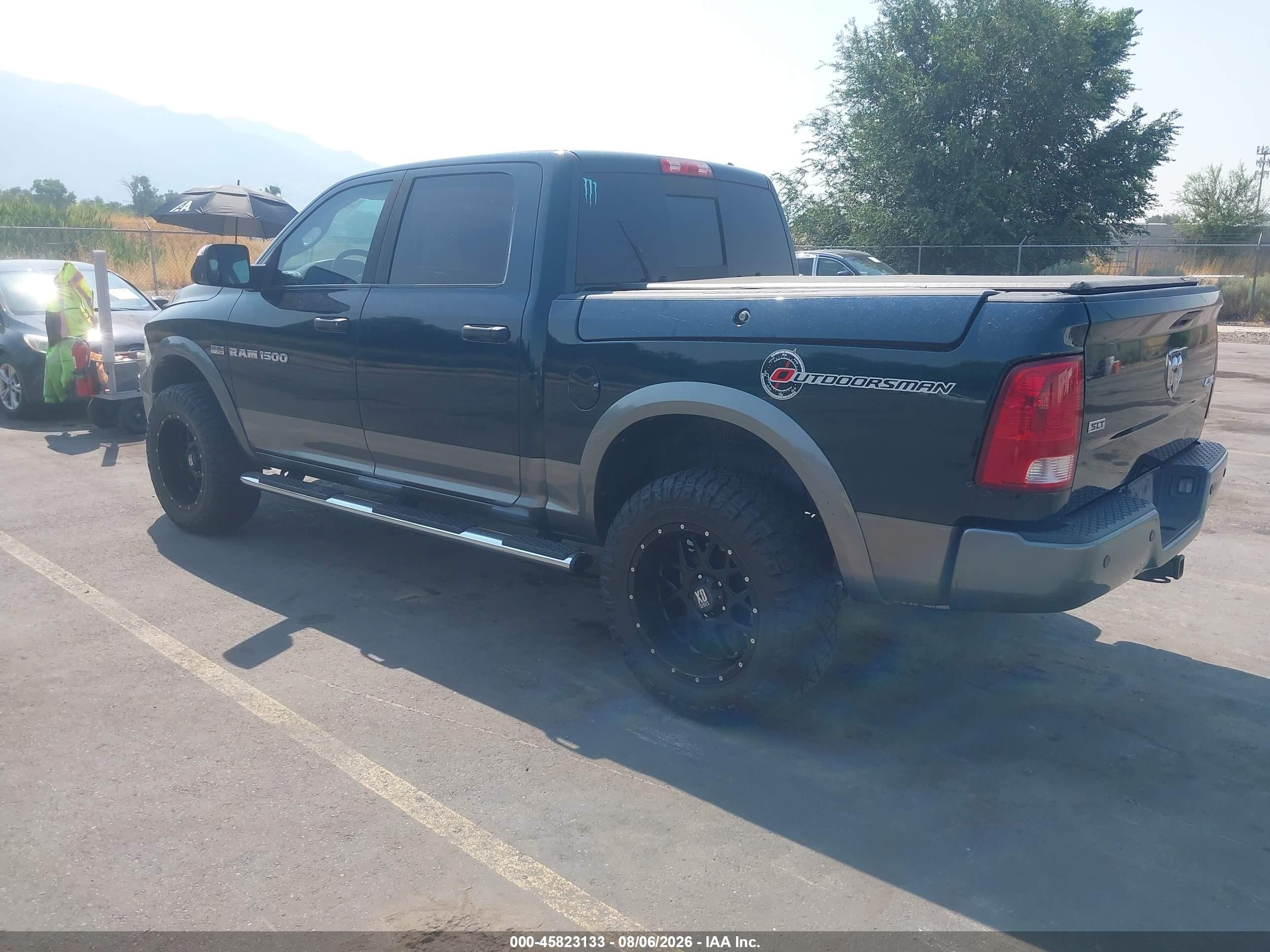 2011 Ram Ram 1500 Slt Black vin: 1D7RV1CT3BS664164