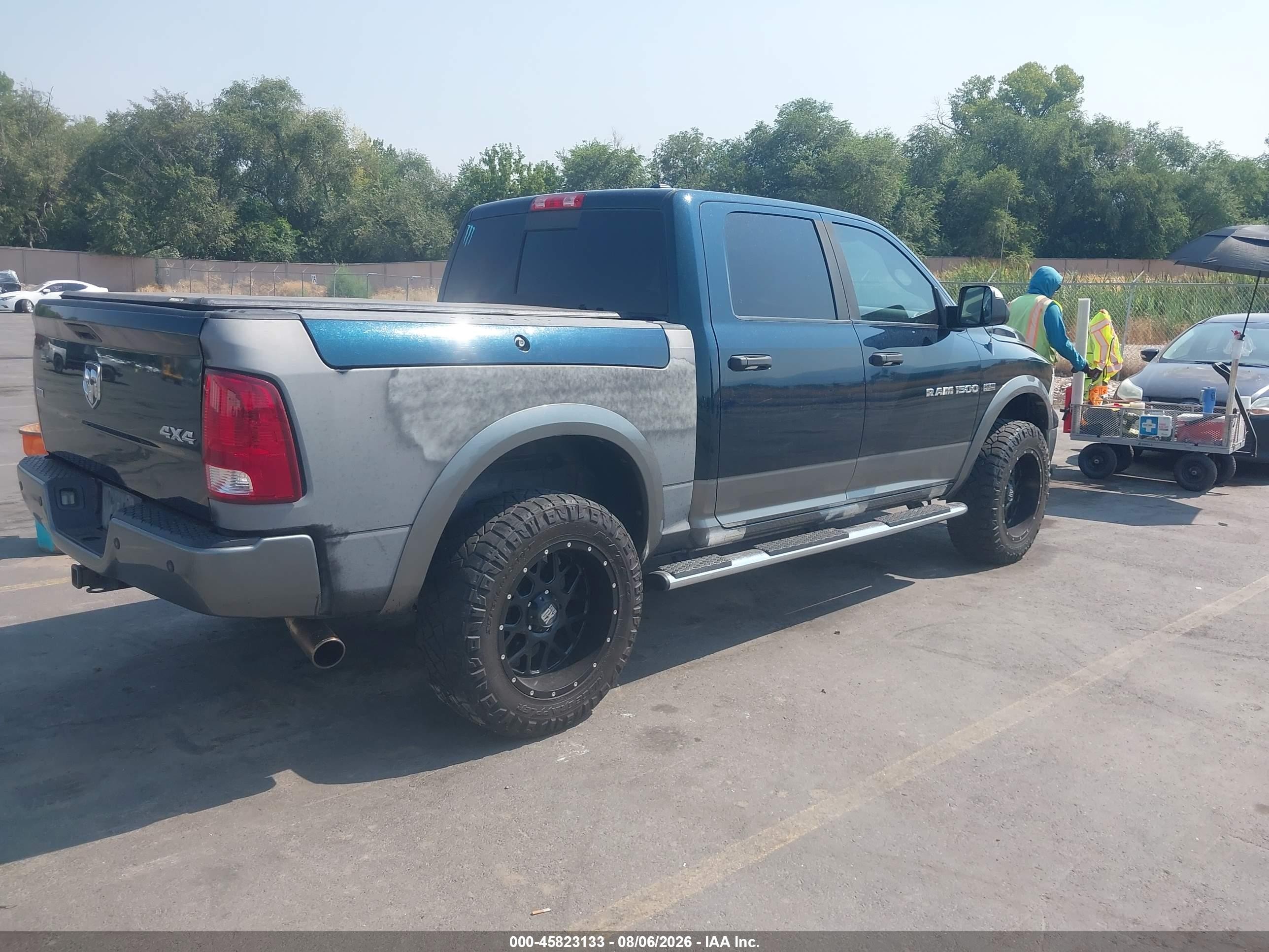2011 Ram Ram 1500 Slt Black vin: 1D7RV1CT3BS664164