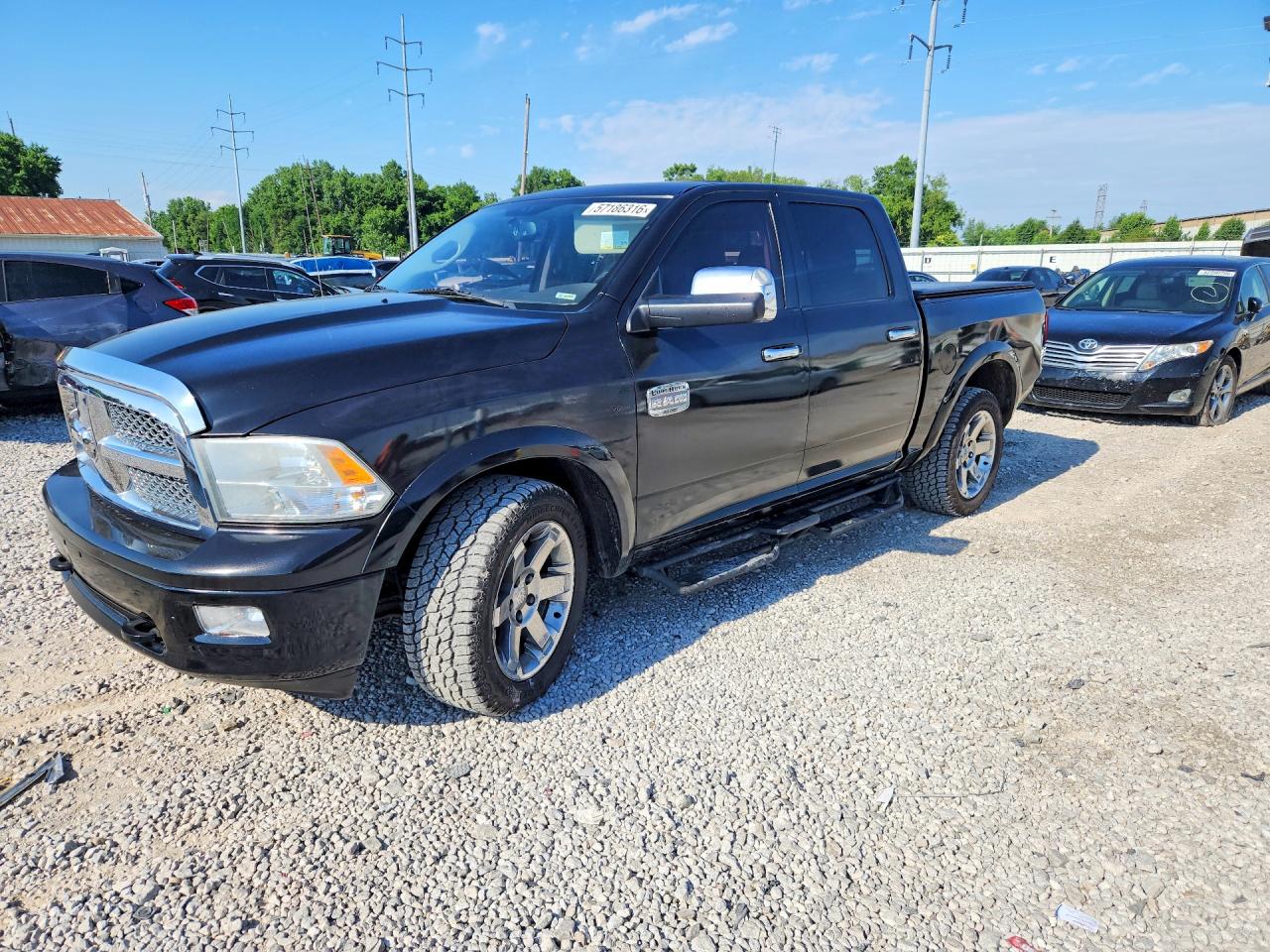 2011 Dodge Ram 1500 Black vin: 1D7RV1CT3BS695186