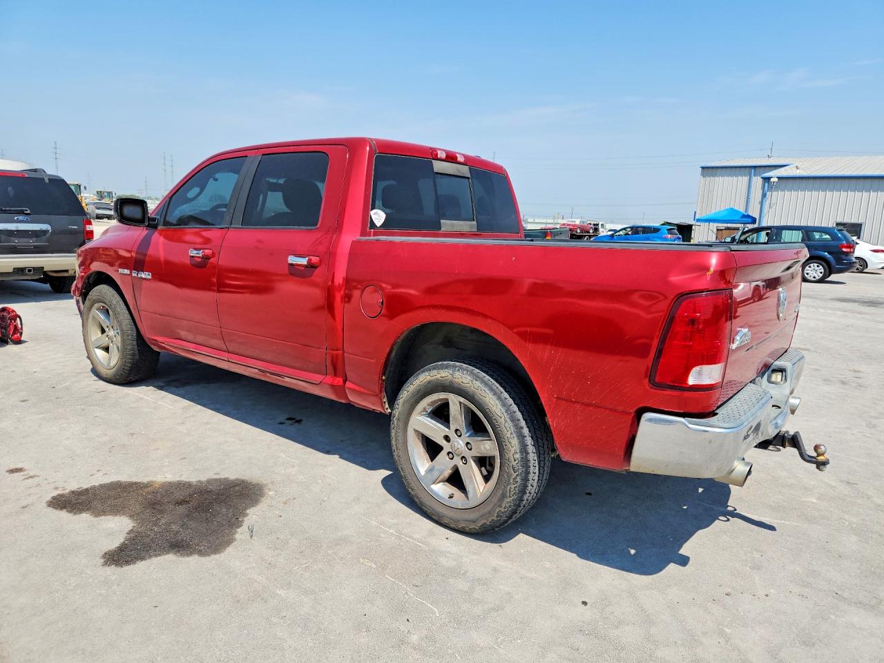2010 Dodge Ram 1500 Red vin: 1D7RV1CT4AS128144