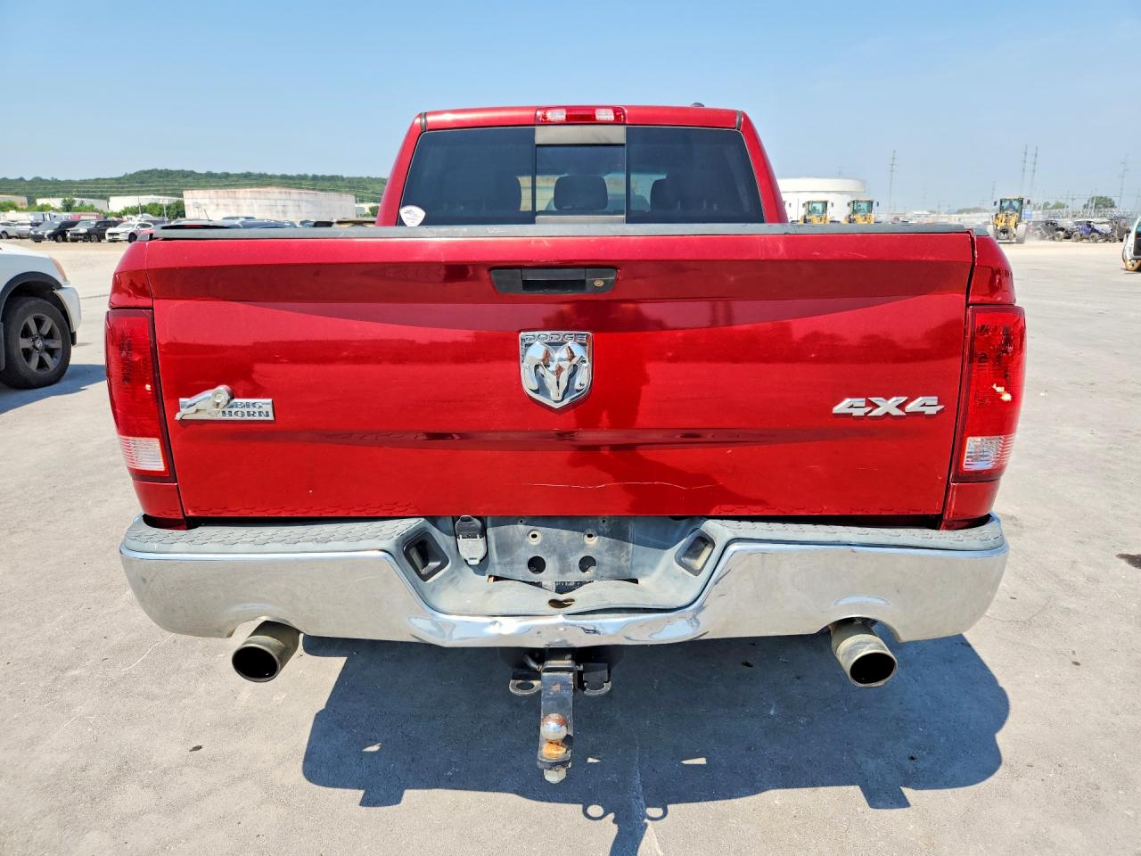 2010 Dodge Ram 1500 Red vin: 1D7RV1CT4AS128144