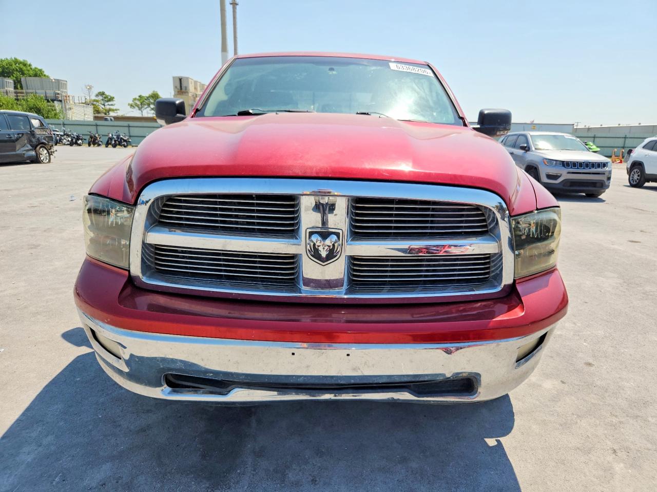 2010 Dodge Ram 1500 Red vin: 1D7RV1CT4AS128144